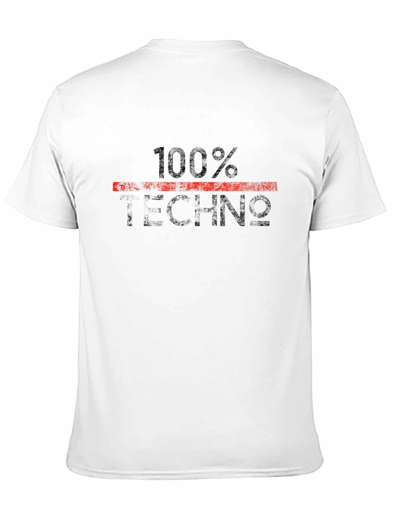 100% Techno Black Graphic Tee