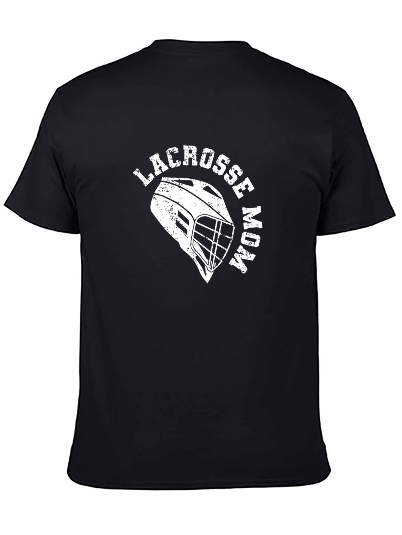 Lacrosse Mom T-Shirt - Black Graphic Tee