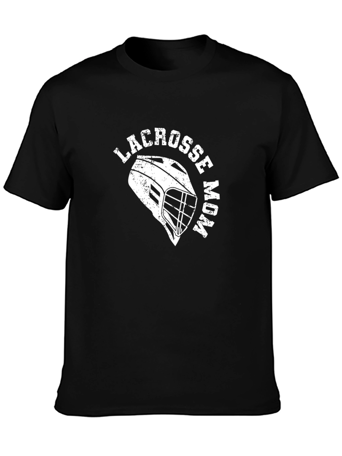 Lacrosse Mom T-Shirt - Black Graphic Tee