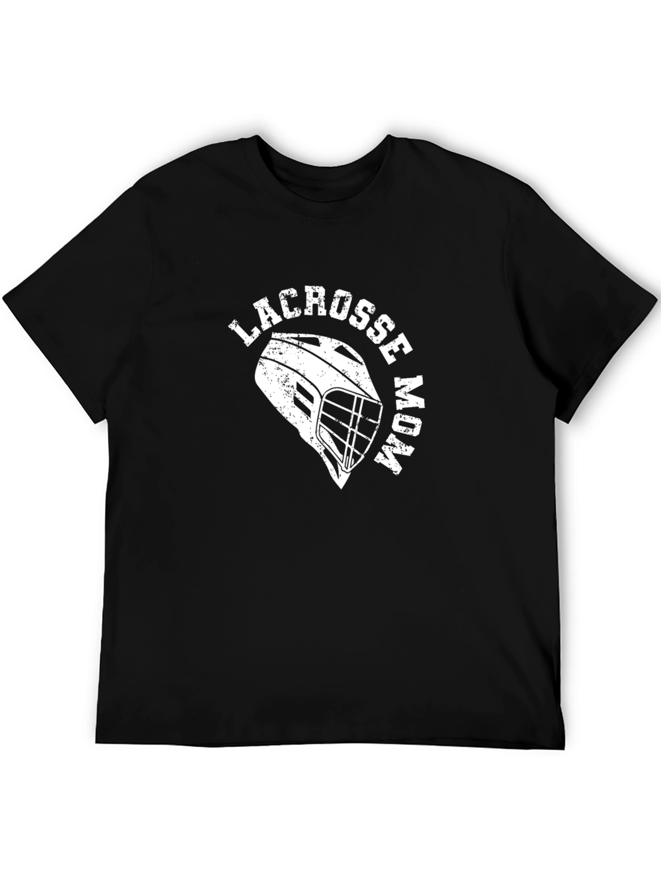 Lacrosse Mom T-Shirt - Black Graphic Tee