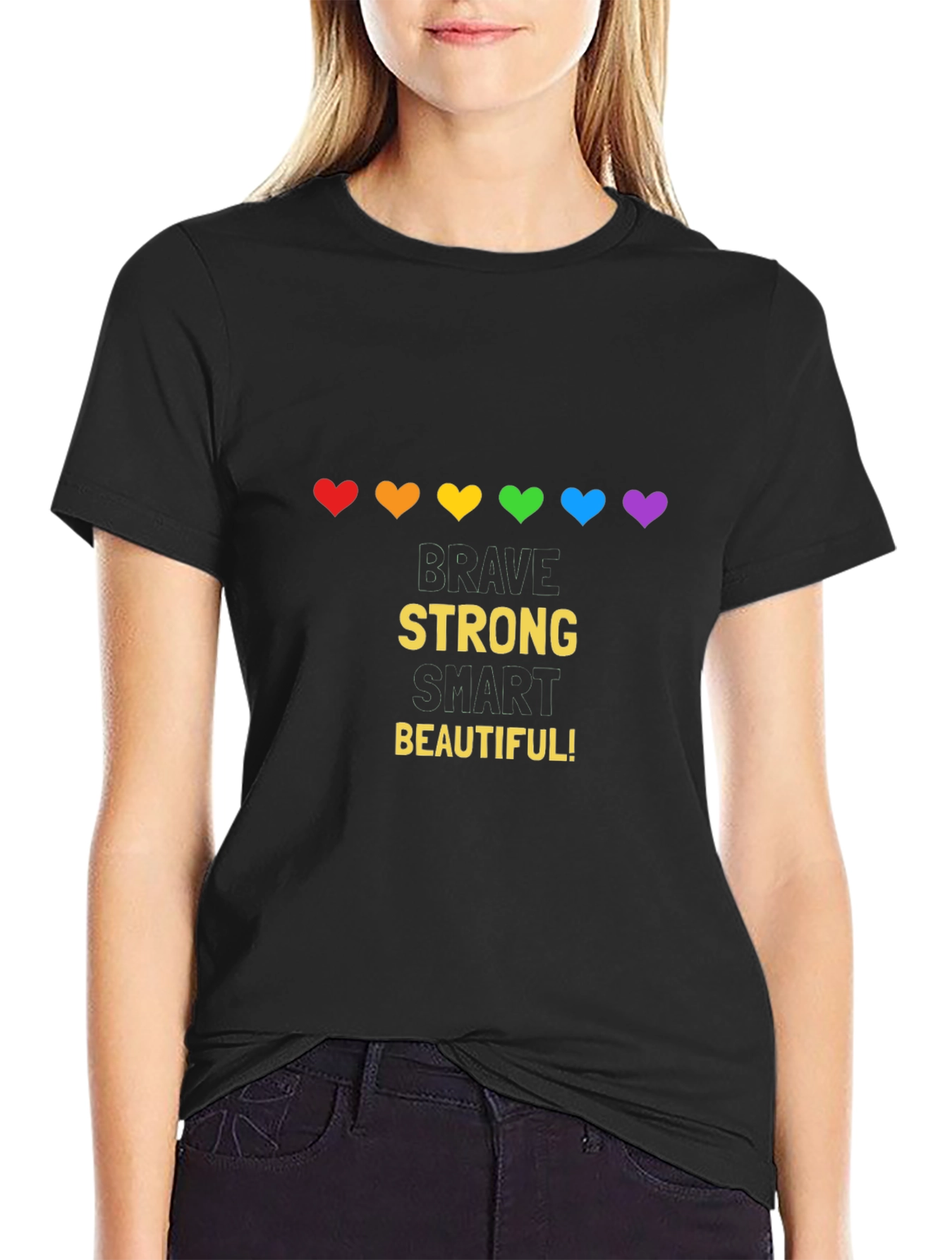 Brave Strong Smart Beautiful Pride T-Shirt