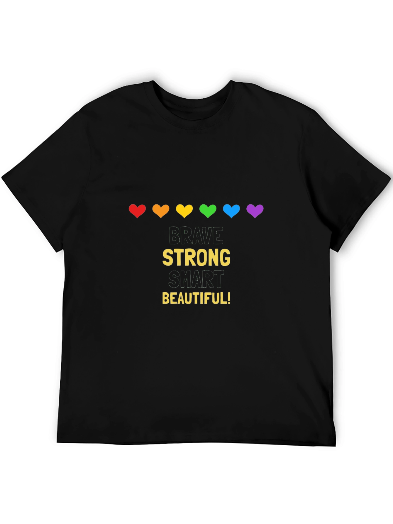 Brave Strong Smart Beautiful Pride T-Shirt