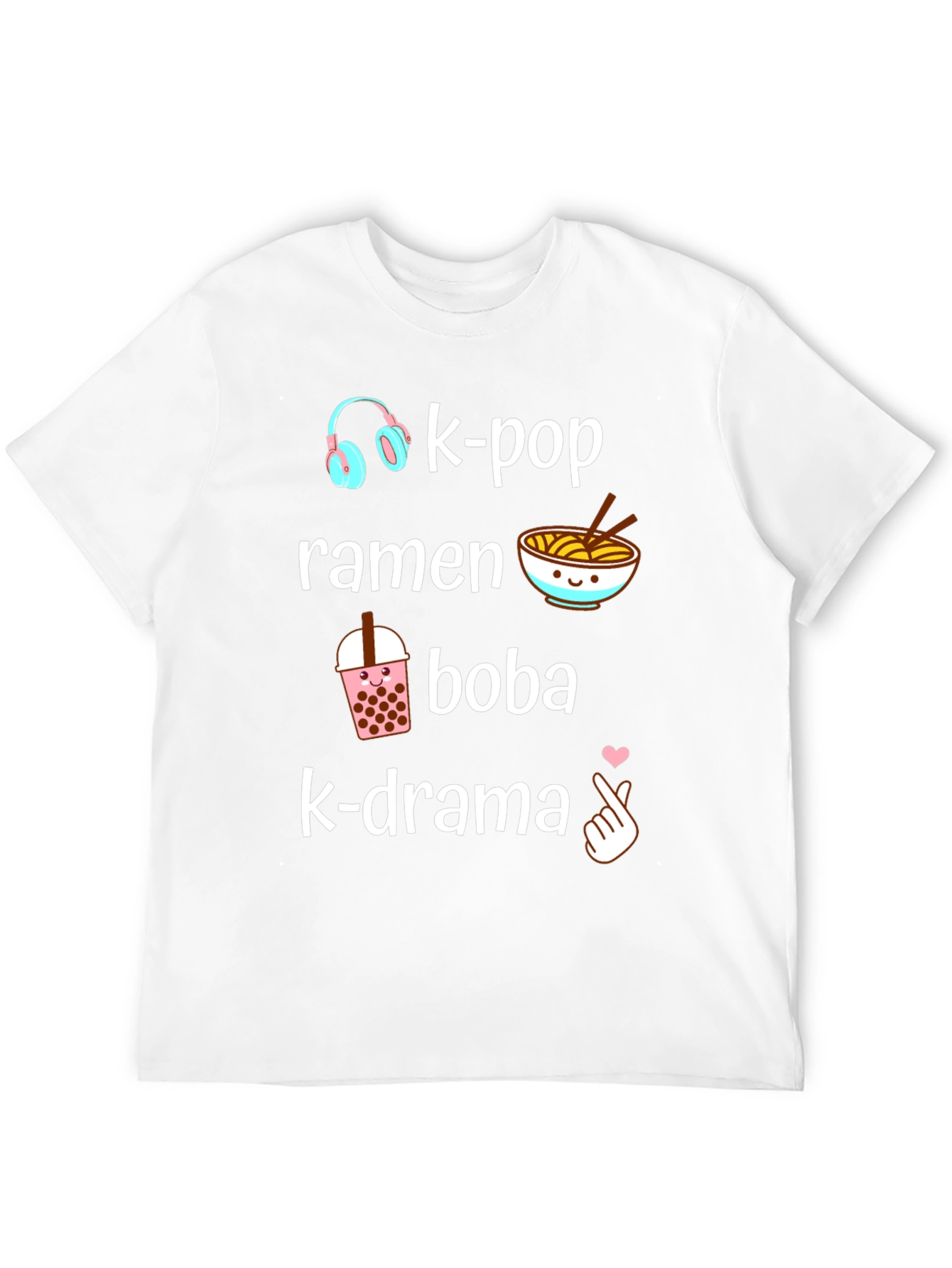 K-Pop Ramen Boba K-Drama T-Shirt