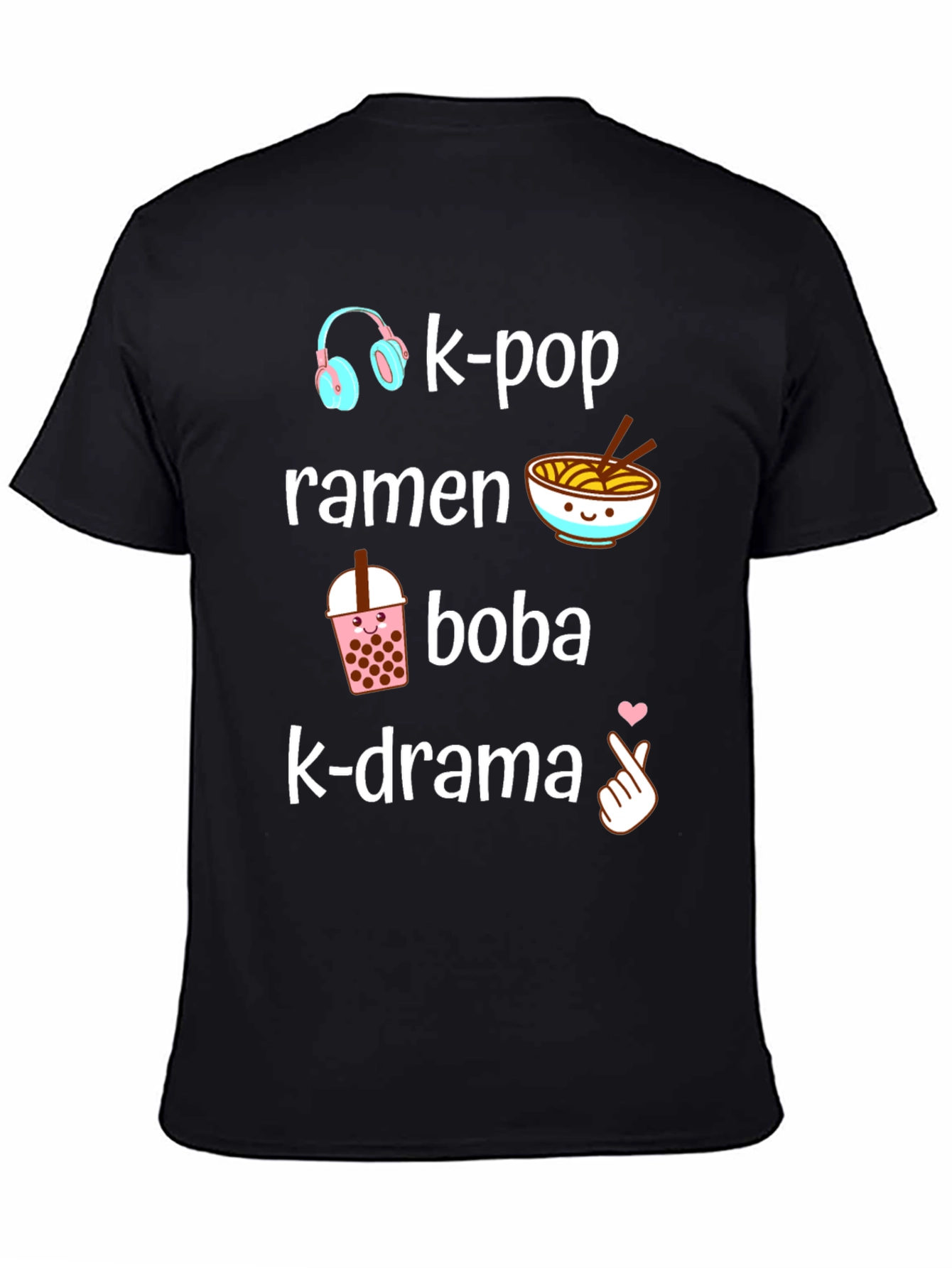 K-Pop Ramen Boba K-Drama T-Shirt