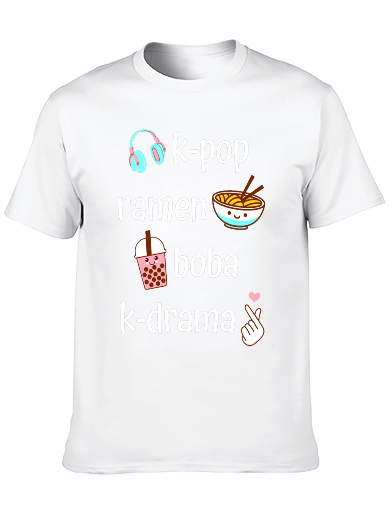 K-Pop Ramen Boba K-Drama T-Shirt