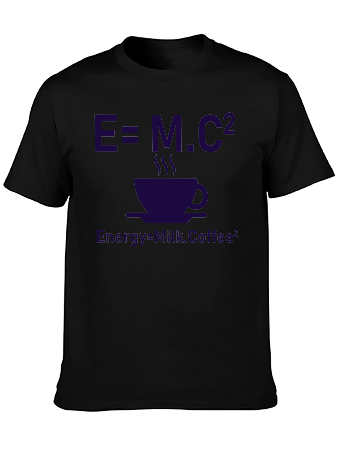 E=MC² Coffee T-Shirt - Funny Science Tee
