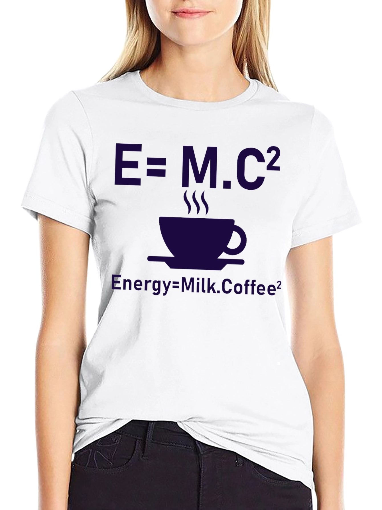 E=MC² Coffee T-Shirt - Funny Science Tee