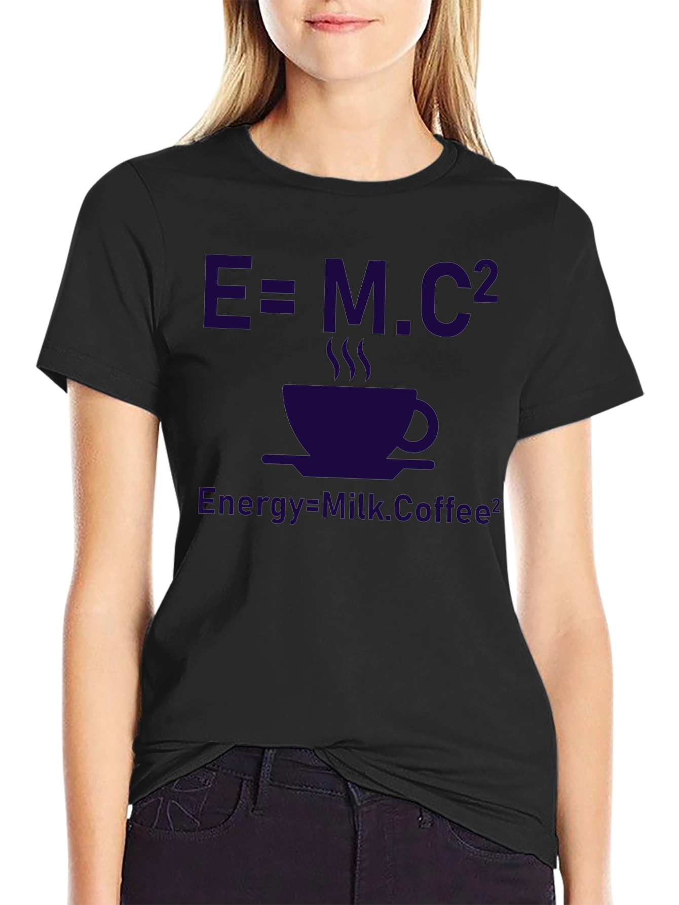 E=MC² Coffee T-Shirt - Funny Science Tee