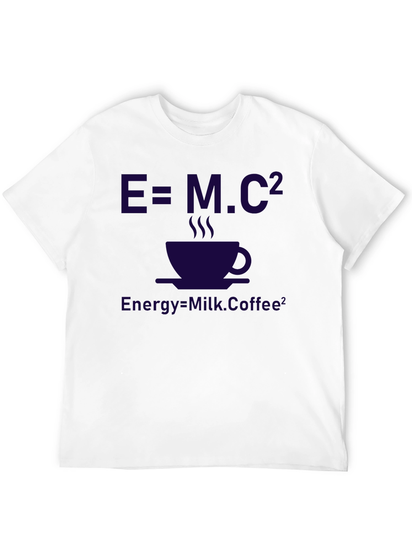 E=MC² Coffee T-Shirt - Funny Science Tee