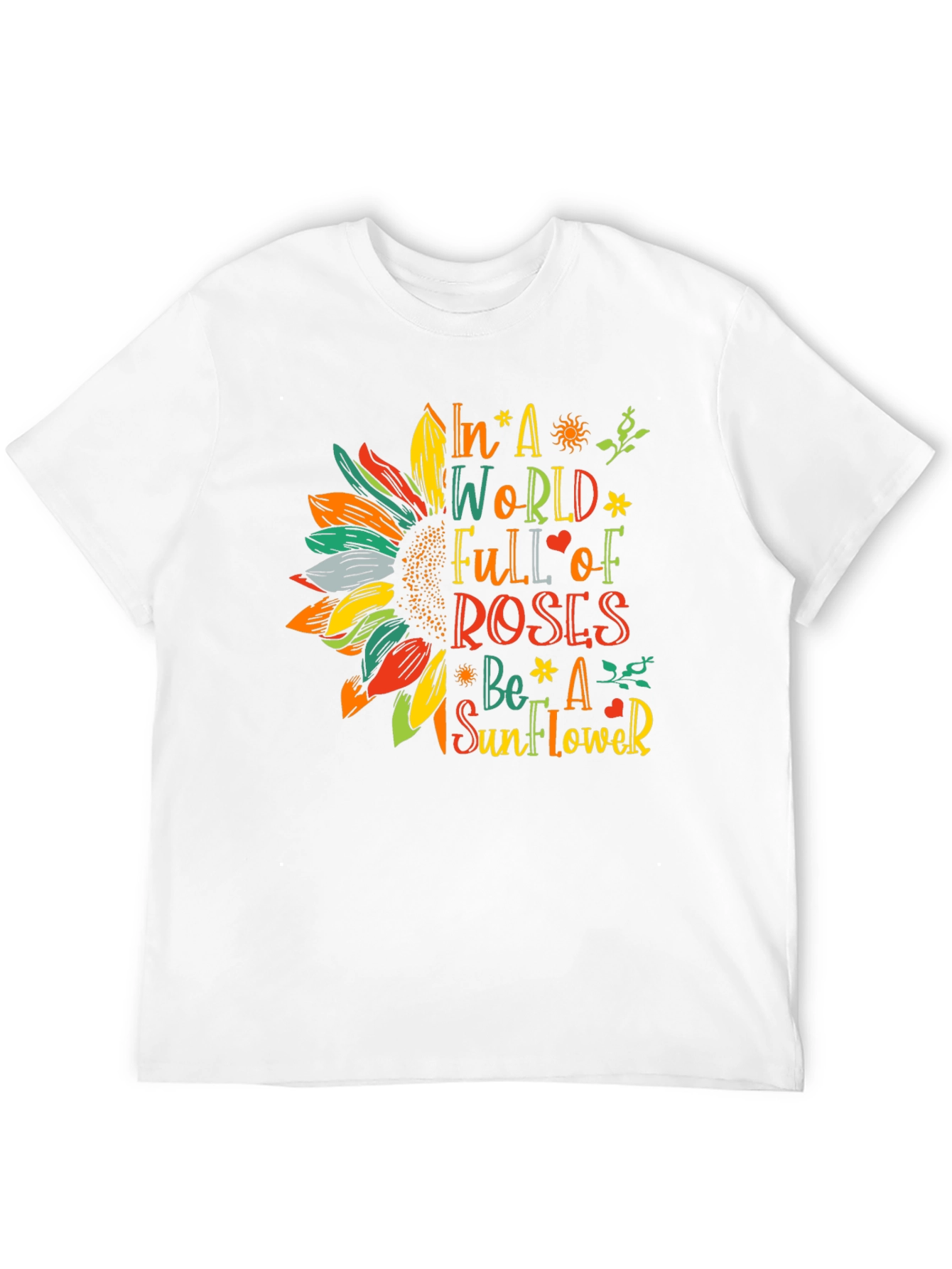 Sunflower Graphic T-Shirt - Be a Sunflower