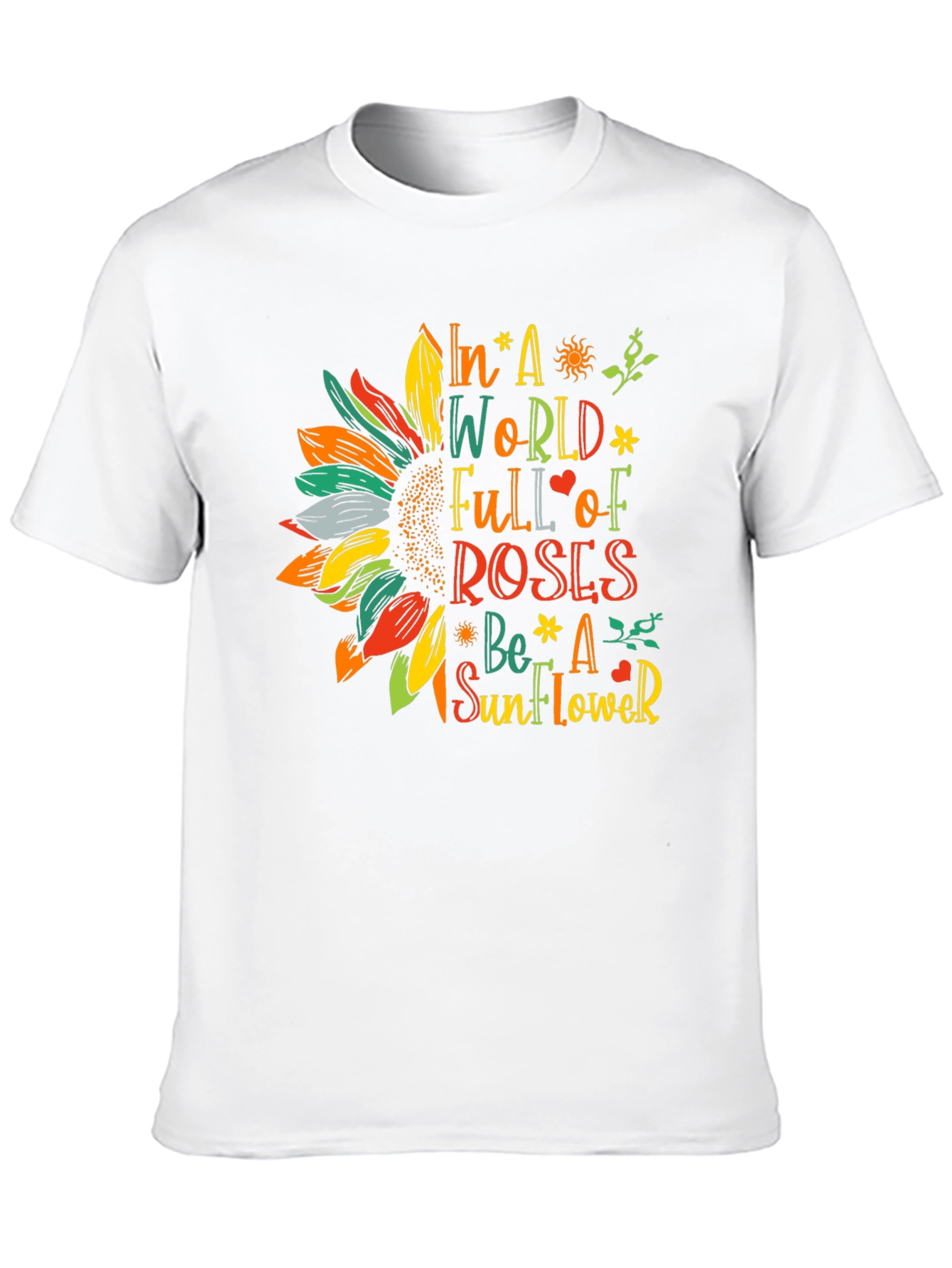 Sunflower Graphic T-Shirt - Be a Sunflower