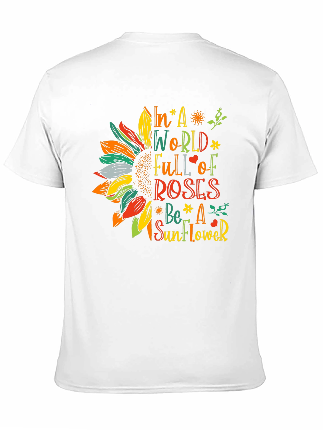 Sunflower Graphic T-Shirt - Be a Sunflower