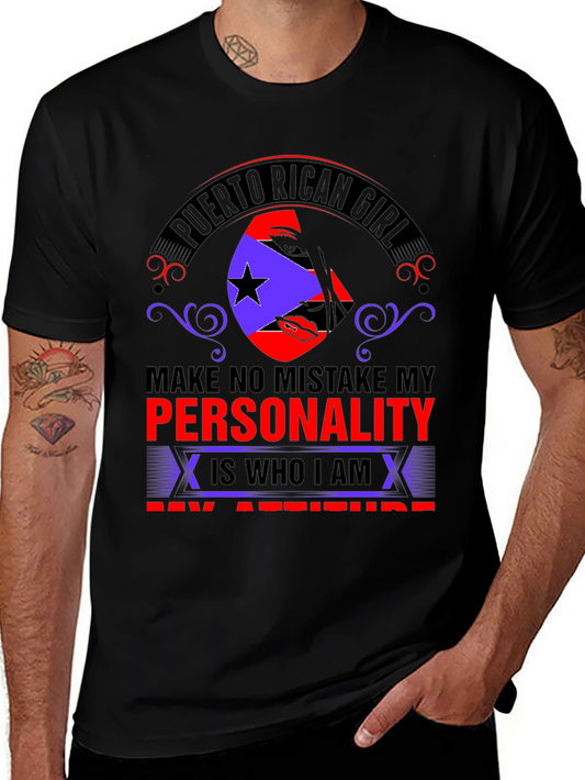 Puerto Rican Girl Personality Attitude T-Shirt