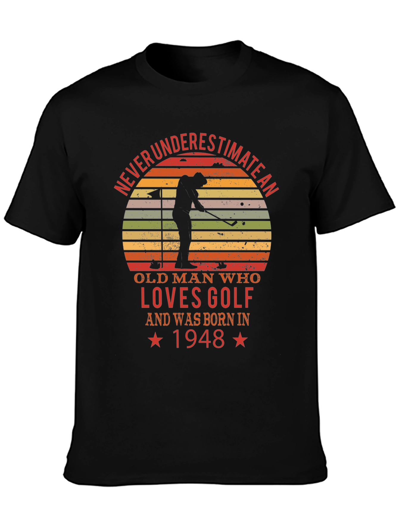Golf Lover T-Shirt - Born in 1948