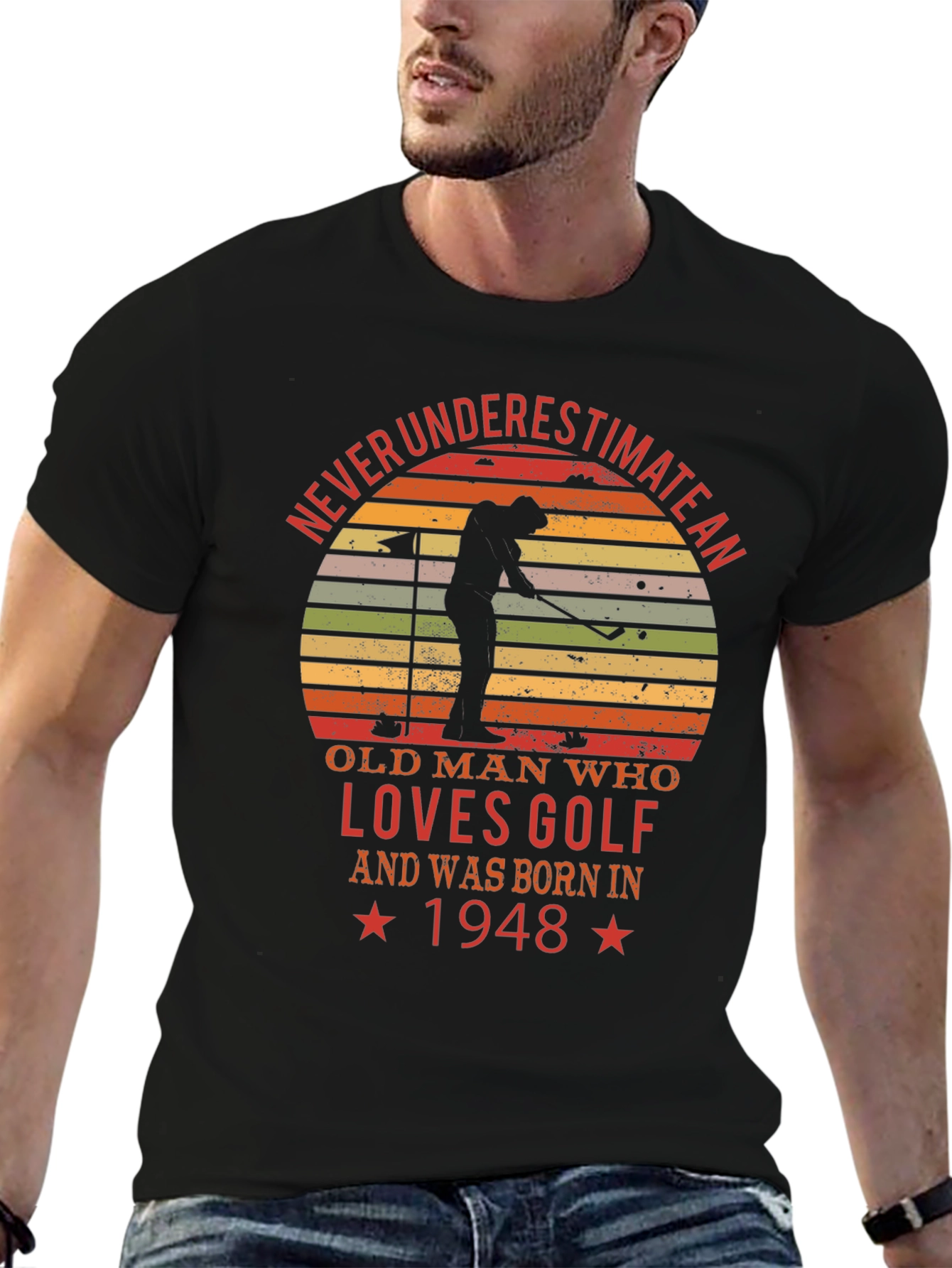 Golf Lover T-Shirt - Born in 1948