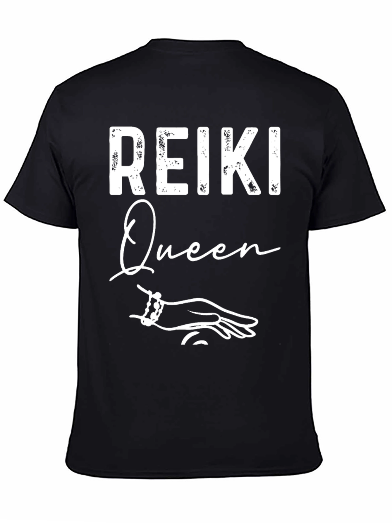 Reiki Queen Graphic Tee - Black