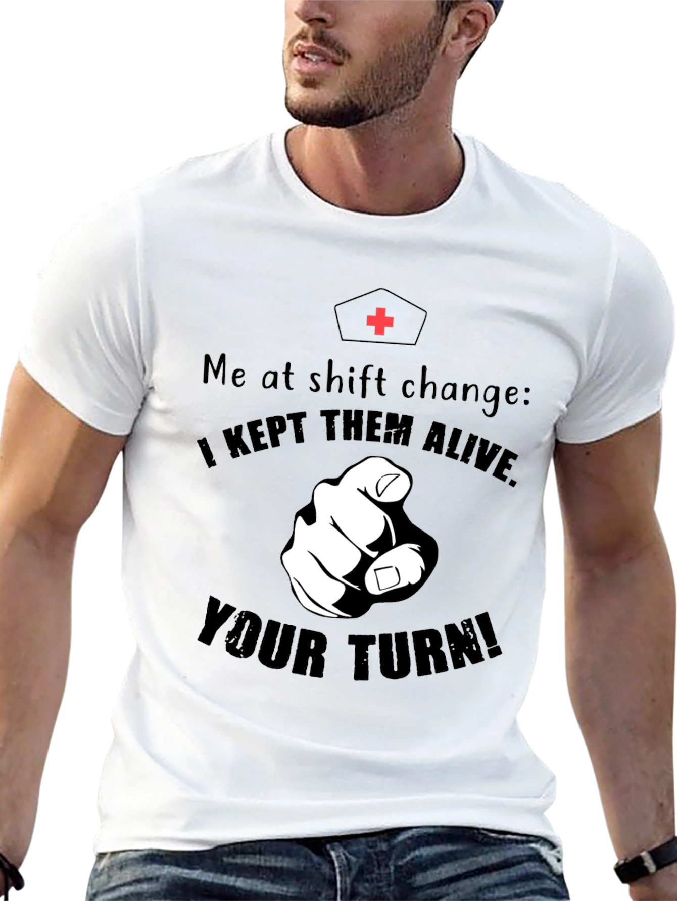 Nurse Shift Change Graphic Tee - Youre Up!