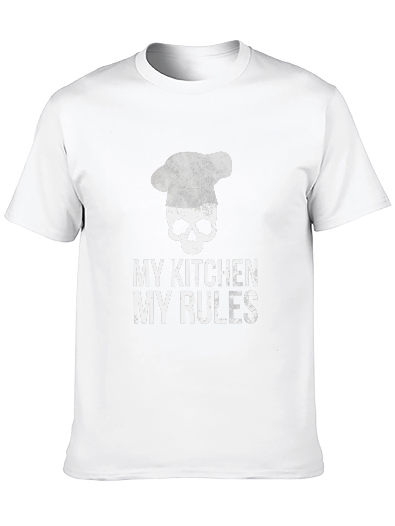 Chef Skull T-Shirt - My Kitchen My Rules