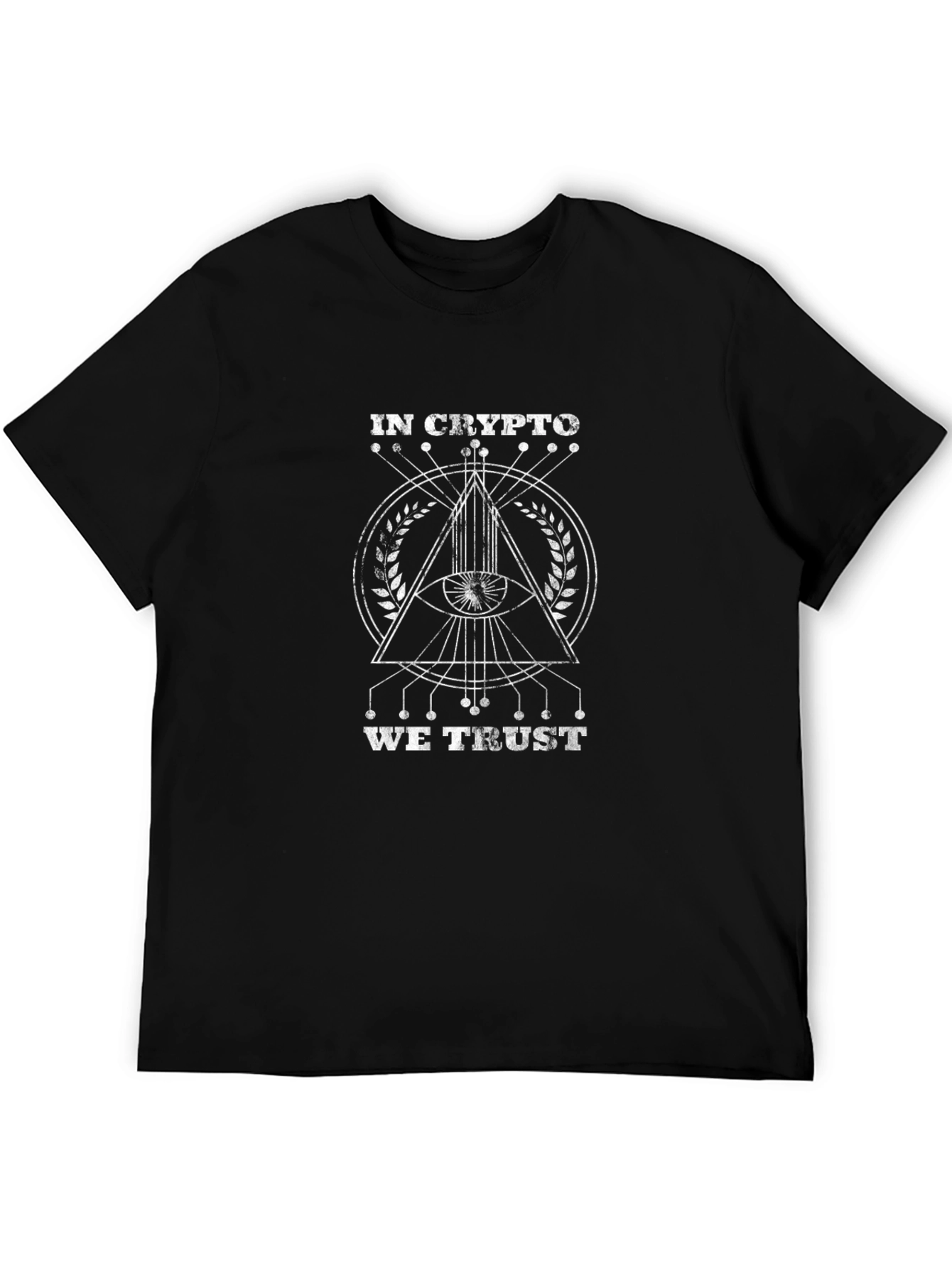 In Crypto We Trust Black T-Shirt