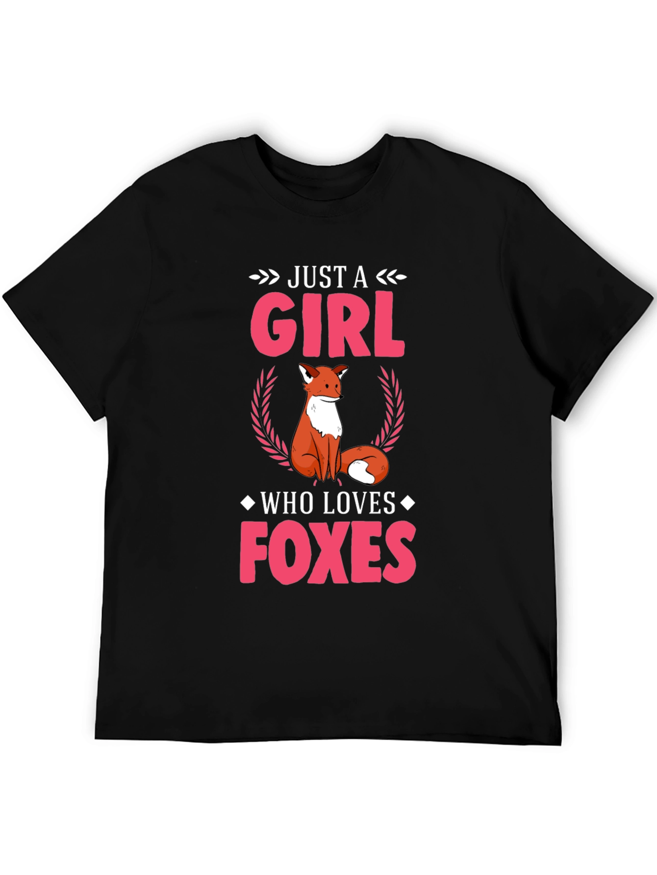 Just A Girl Who Loves Foxes Graphic Tee