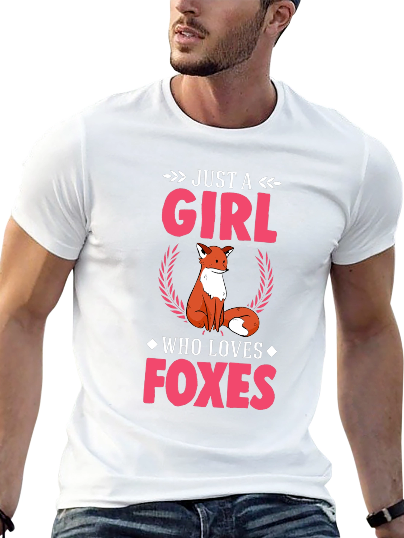 Just A Girl Who Loves Foxes Graphic Tee