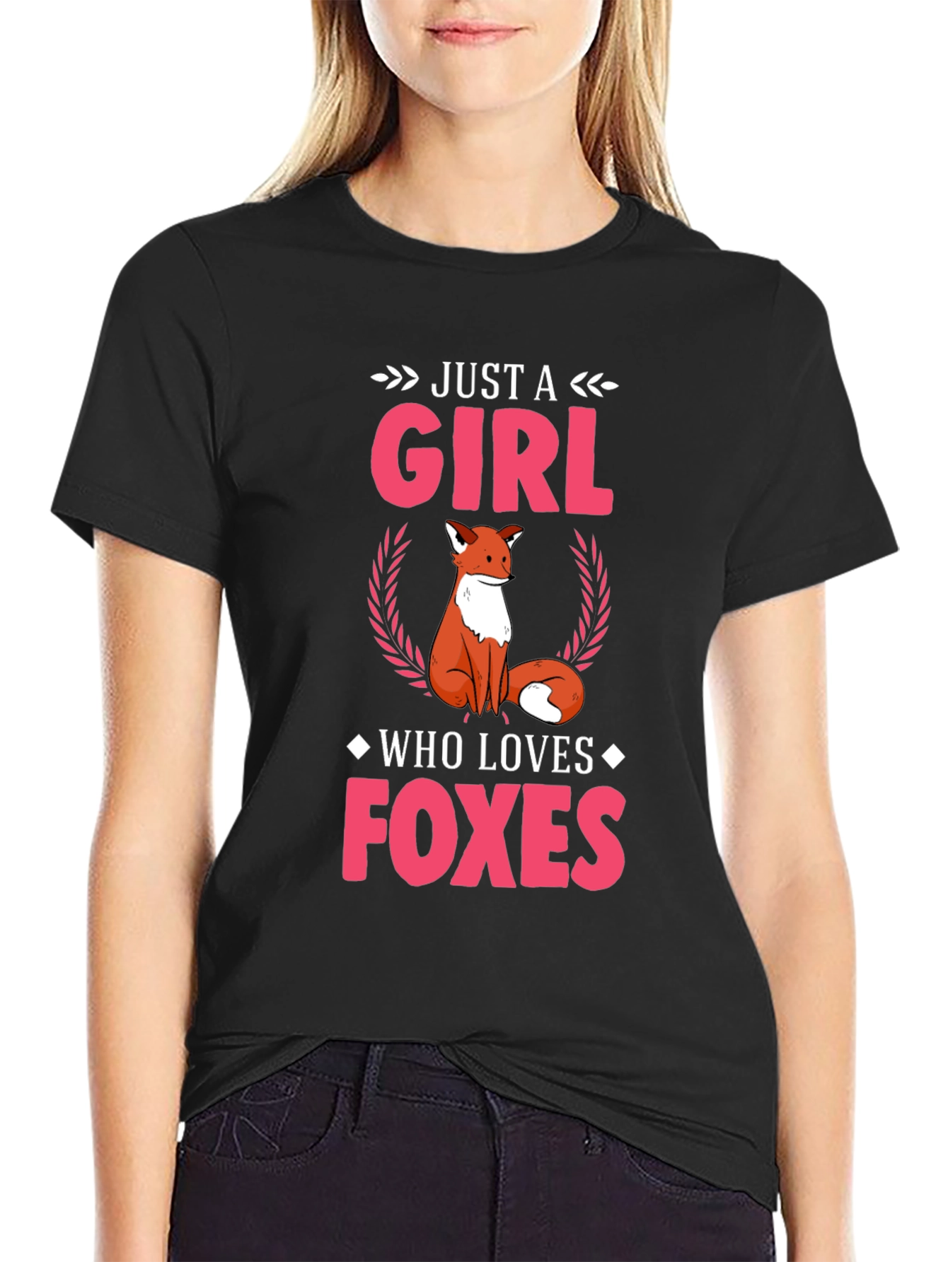 Just A Girl Who Loves Foxes Graphic Tee