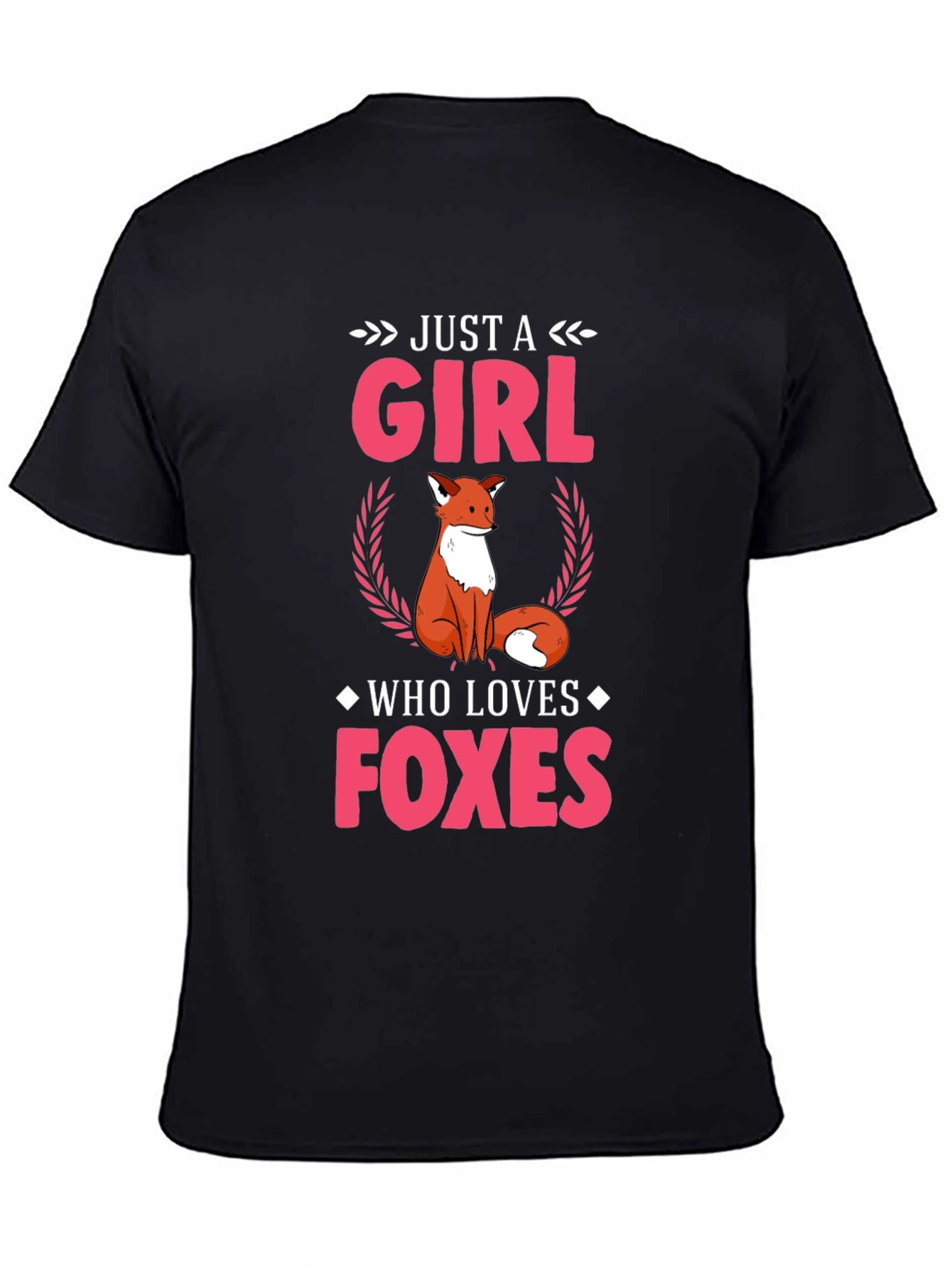 Just A Girl Who Loves Foxes Graphic Tee