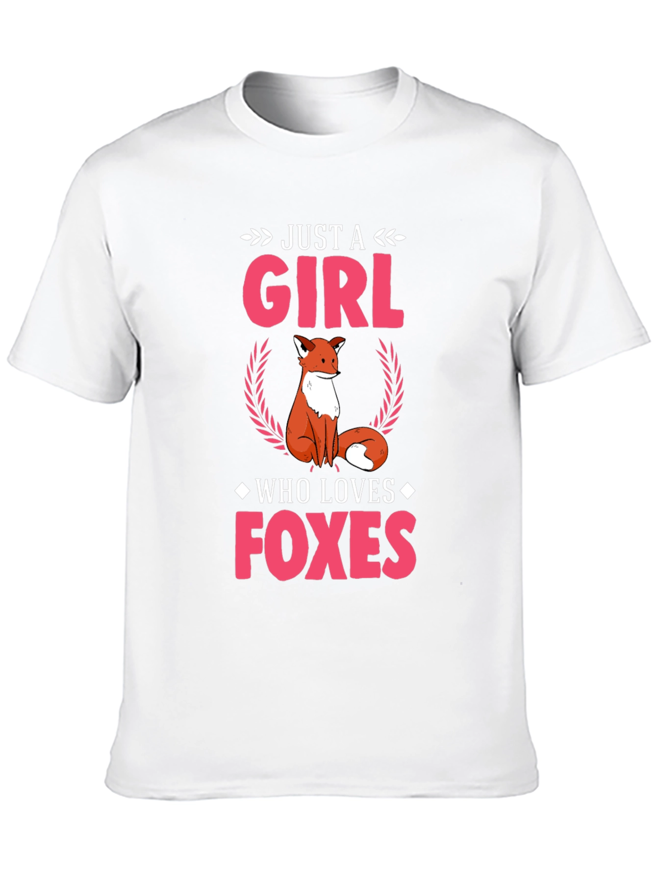 Just A Girl Who Loves Foxes Graphic Tee