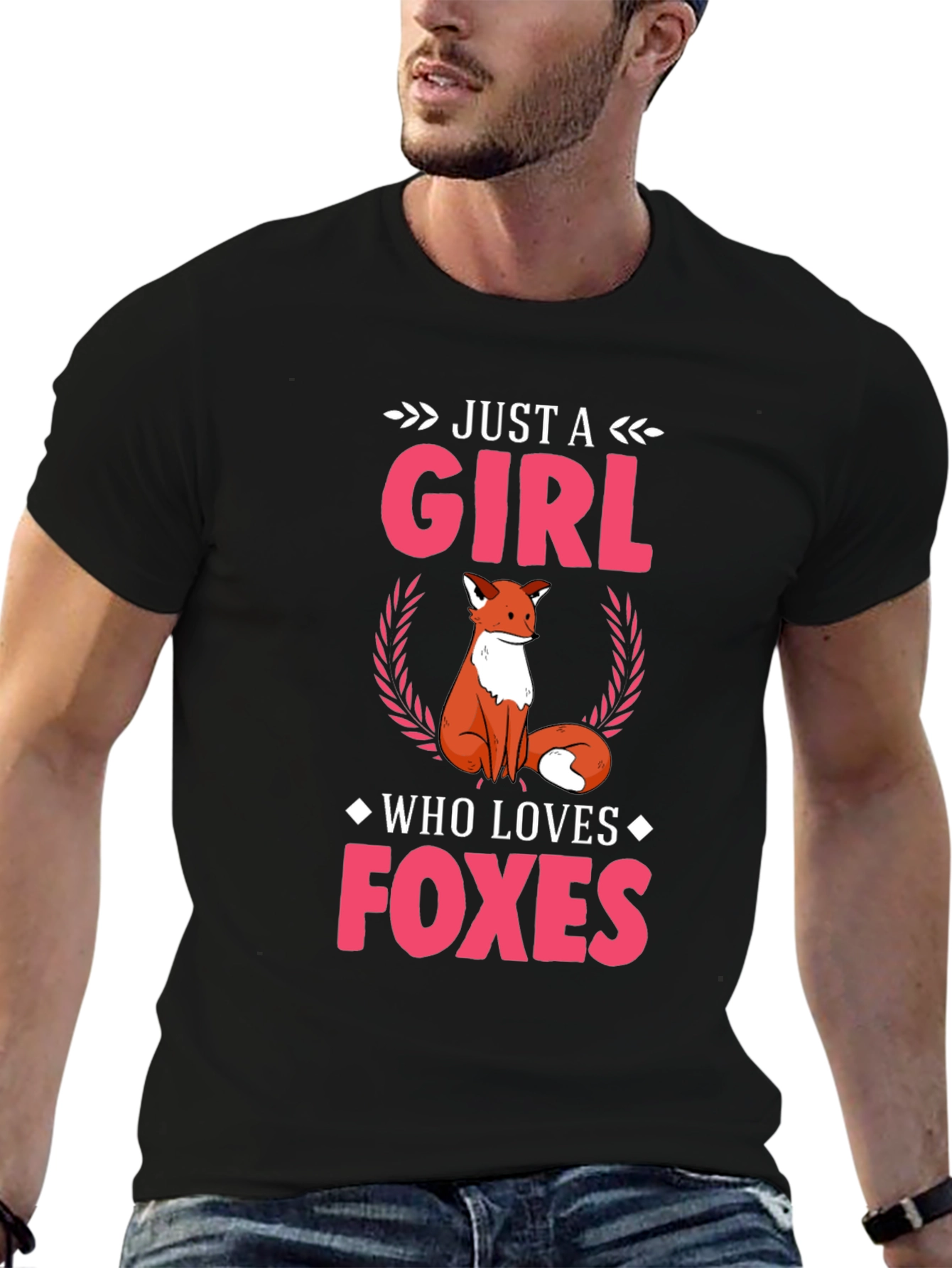 Just A Girl Who Loves Foxes Graphic Tee