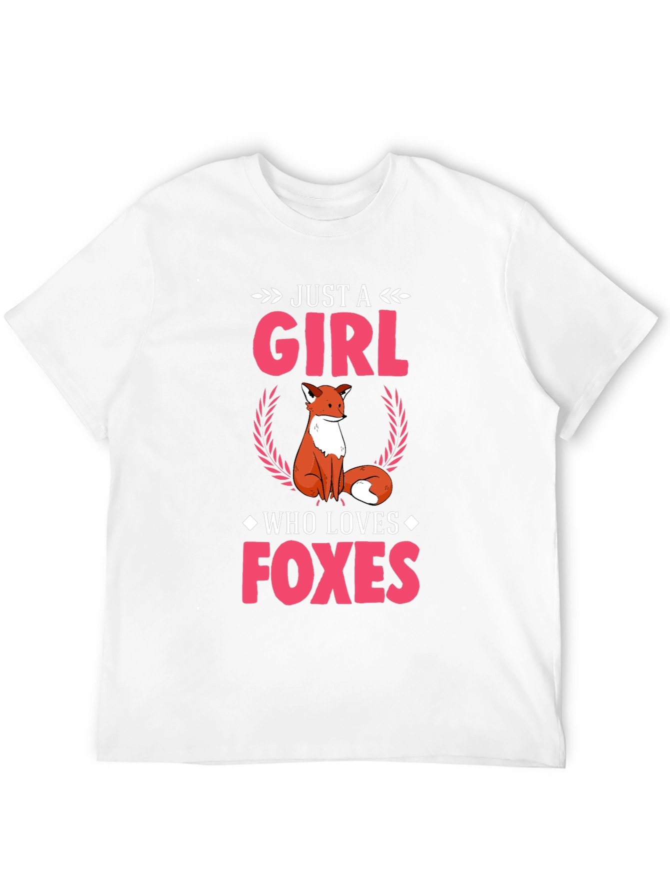Just A Girl Who Loves Foxes Graphic Tee
