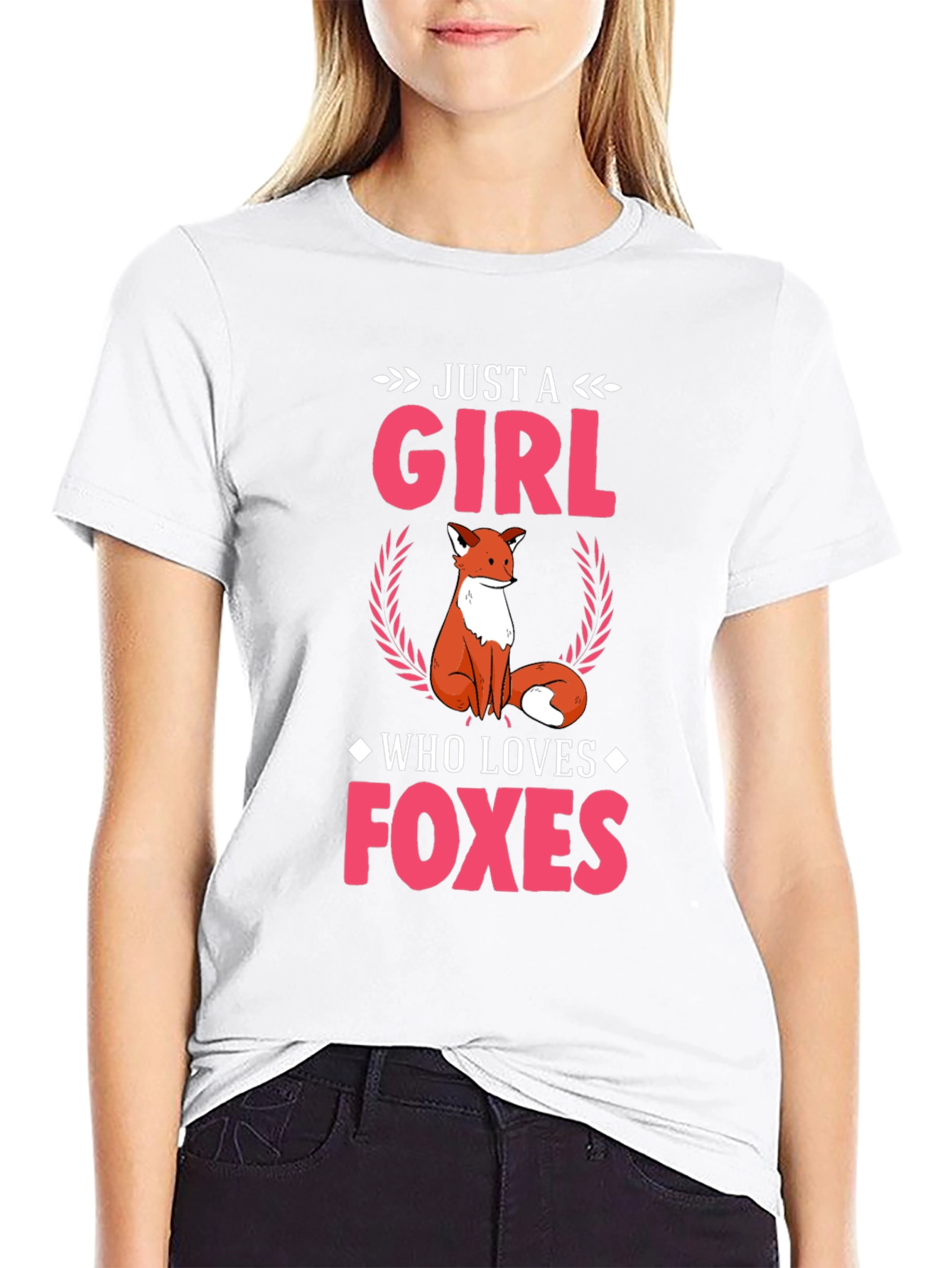 Just A Girl Who Loves Foxes Graphic Tee