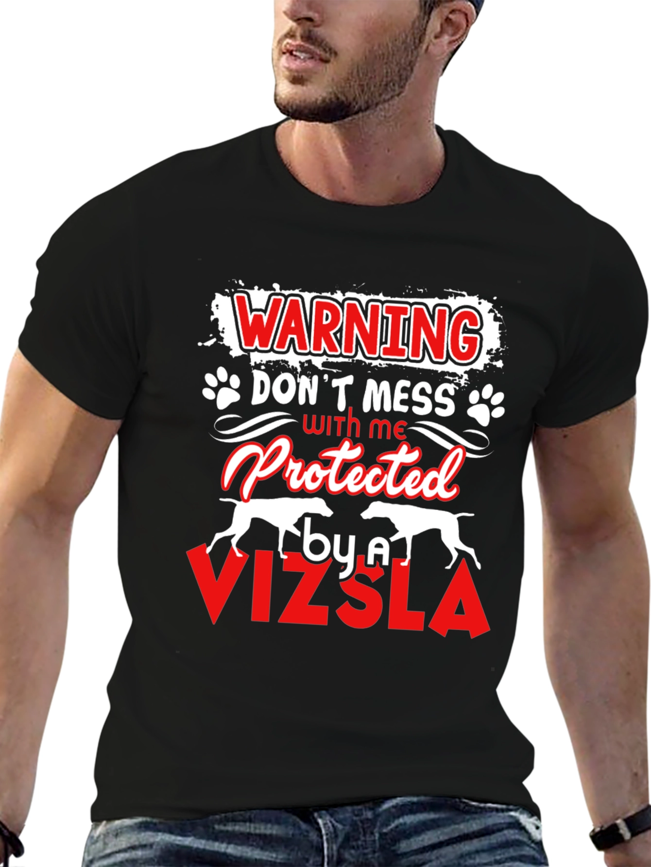 Vizsla Protected Funny Dog Lover T-Shirt