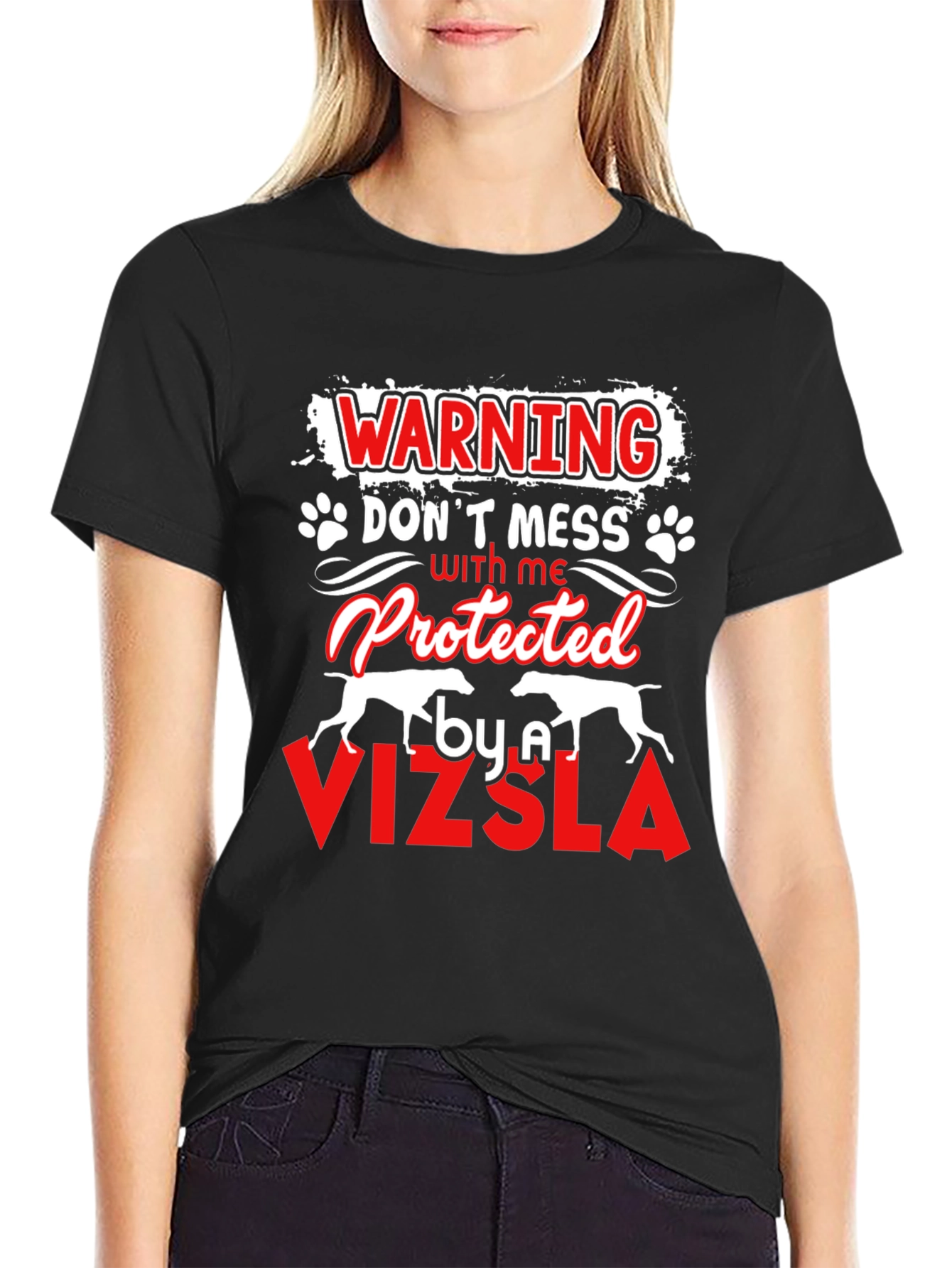 Vizsla Protected Funny Dog Lover T-Shirt