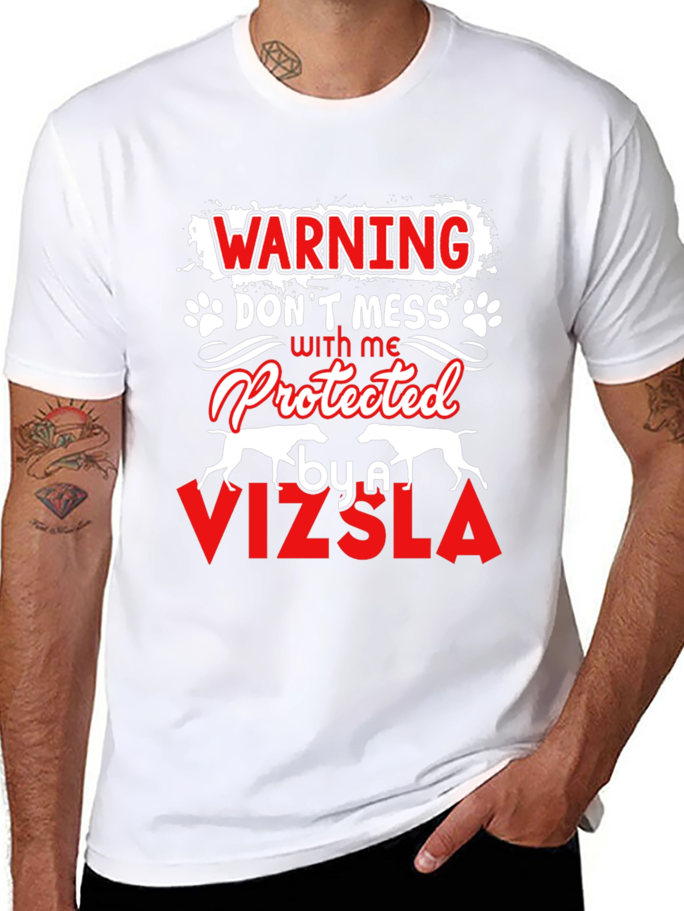 Vizsla Protected Funny Dog Lover T-Shirt