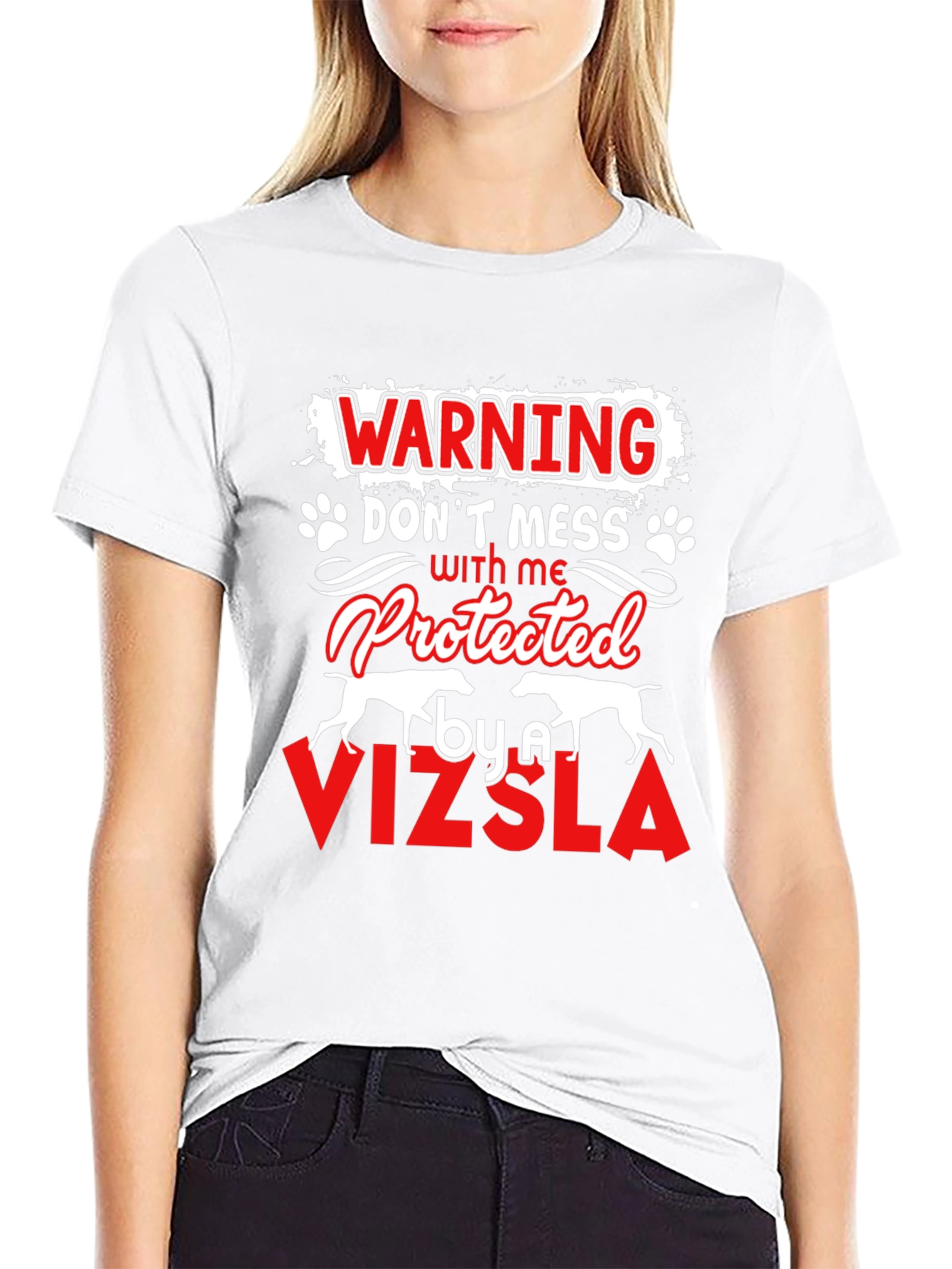 Vizsla Protected Funny Dog Lover T-Shirt