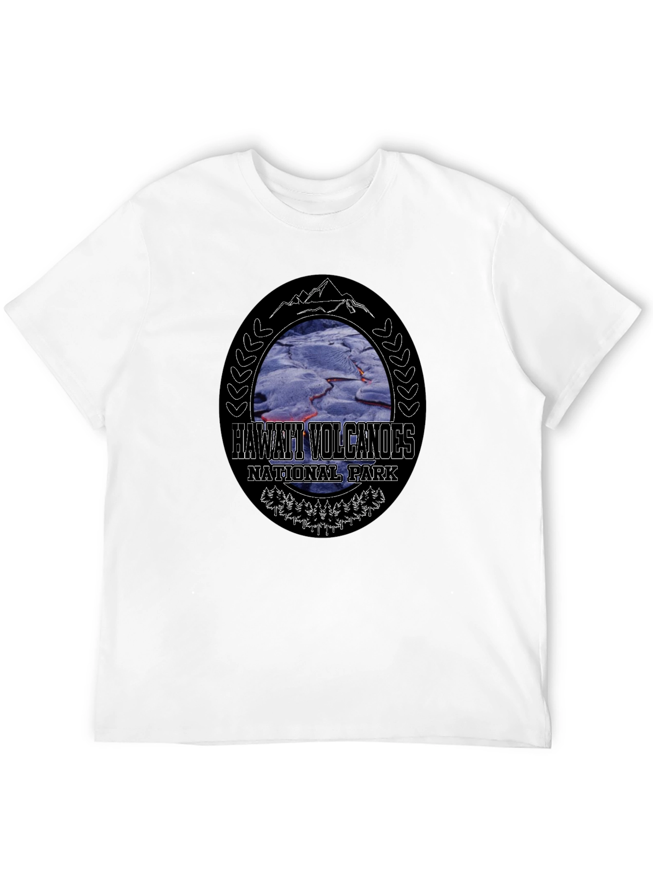 Hawaii Volcanoes National Park Black T-Shirt