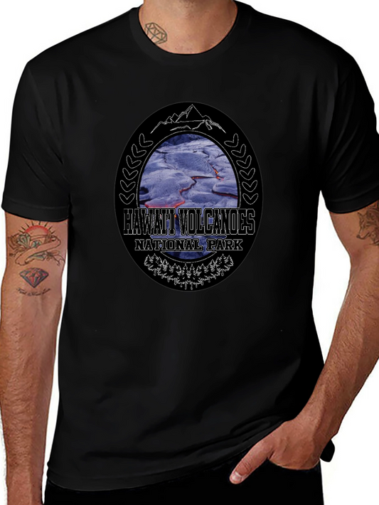 Hawaii Volcanoes National Park Black T-Shirt