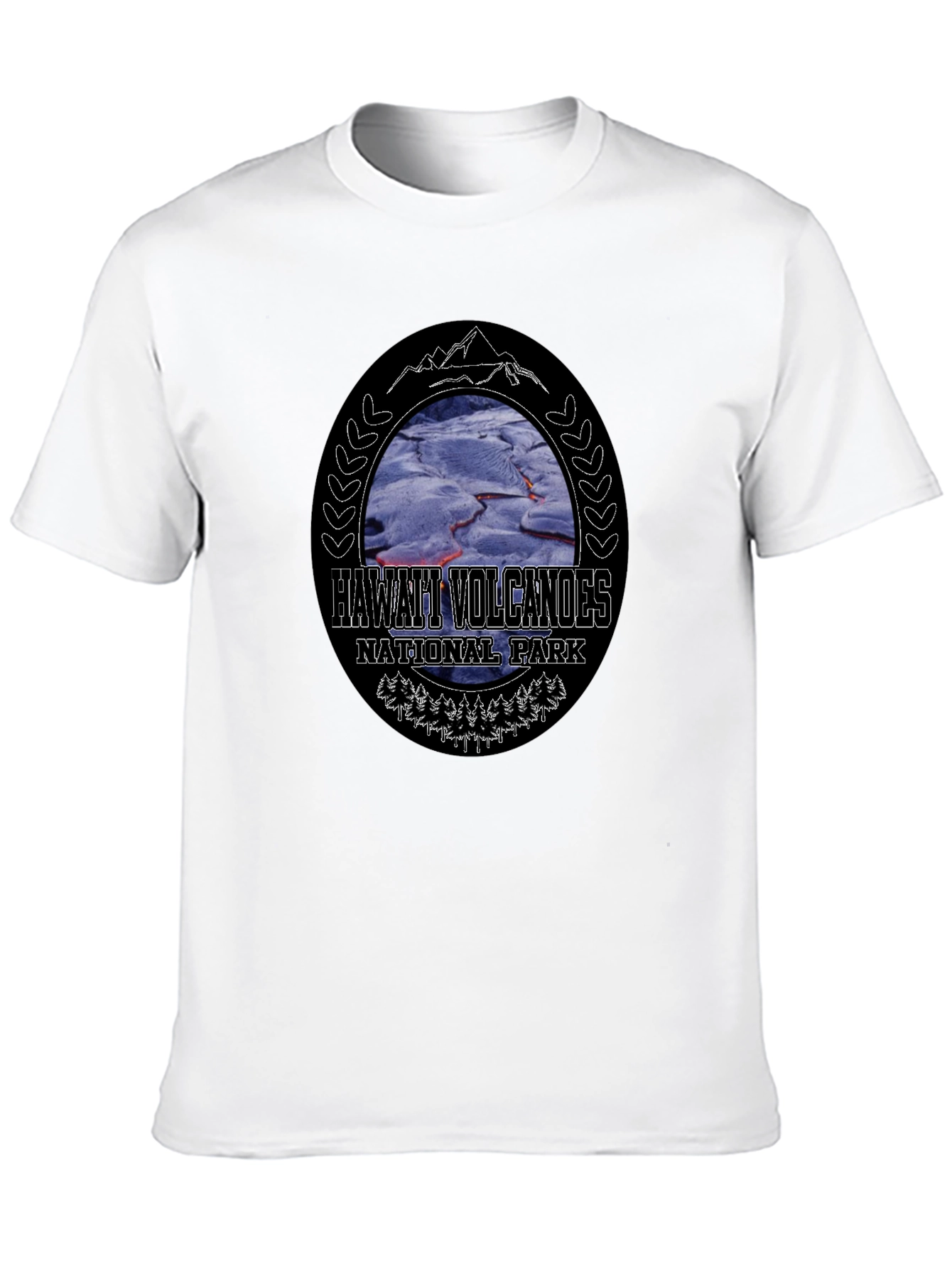 Hawaii Volcanoes National Park Black T-Shirt