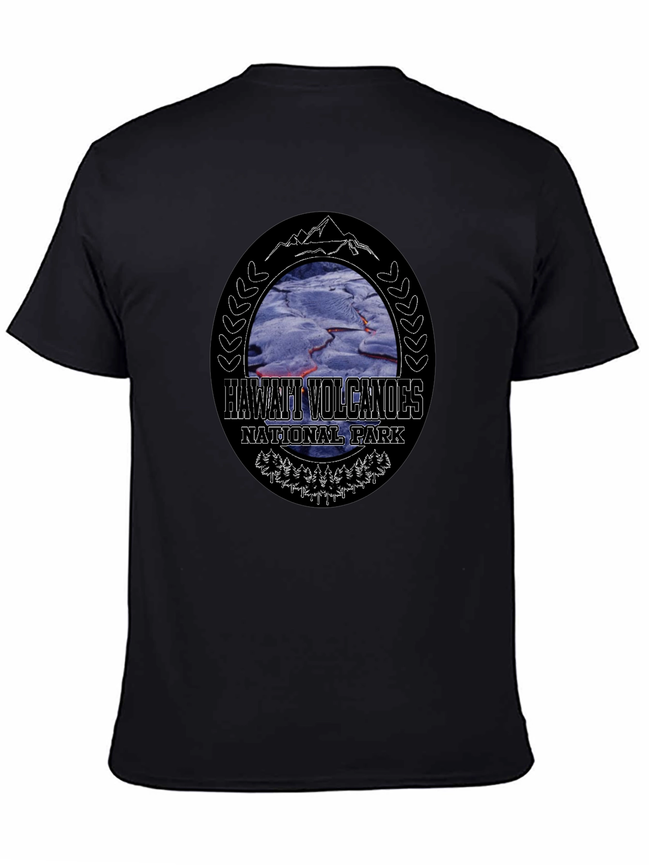 Hawaii Volcanoes National Park Black T-Shirt