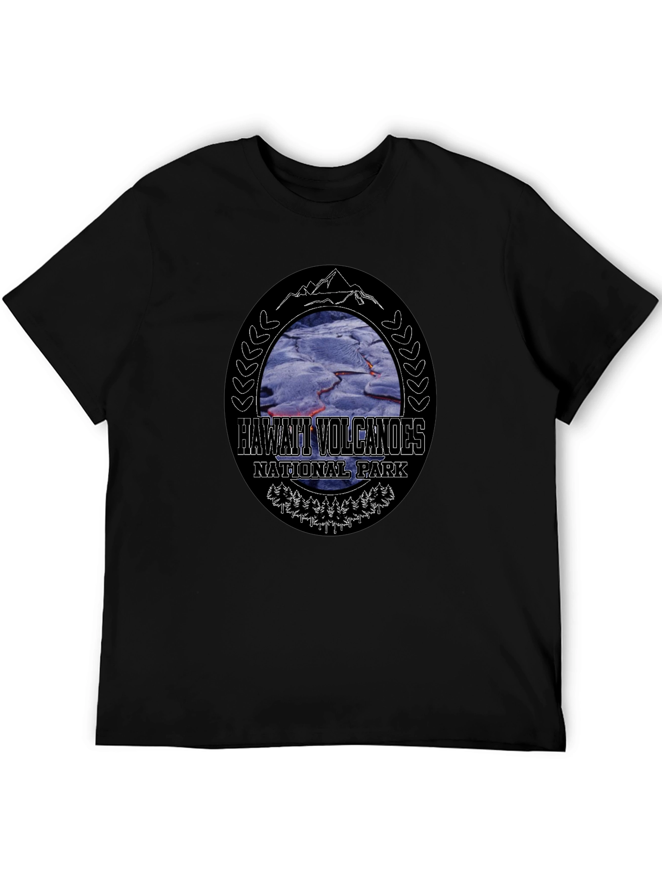 Hawaii Volcanoes National Park Black T-Shirt