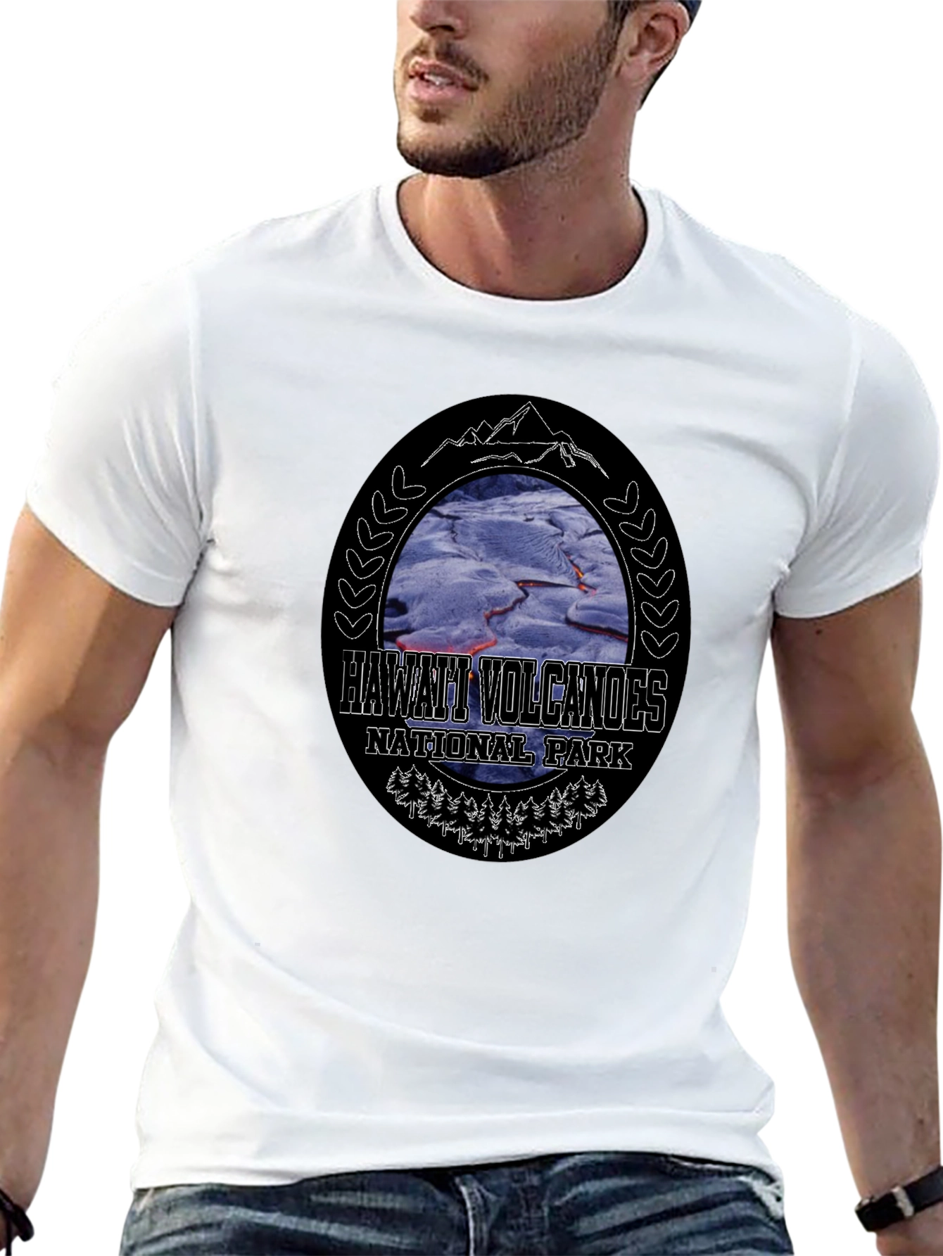 Hawaii Volcanoes National Park Black T-Shirt