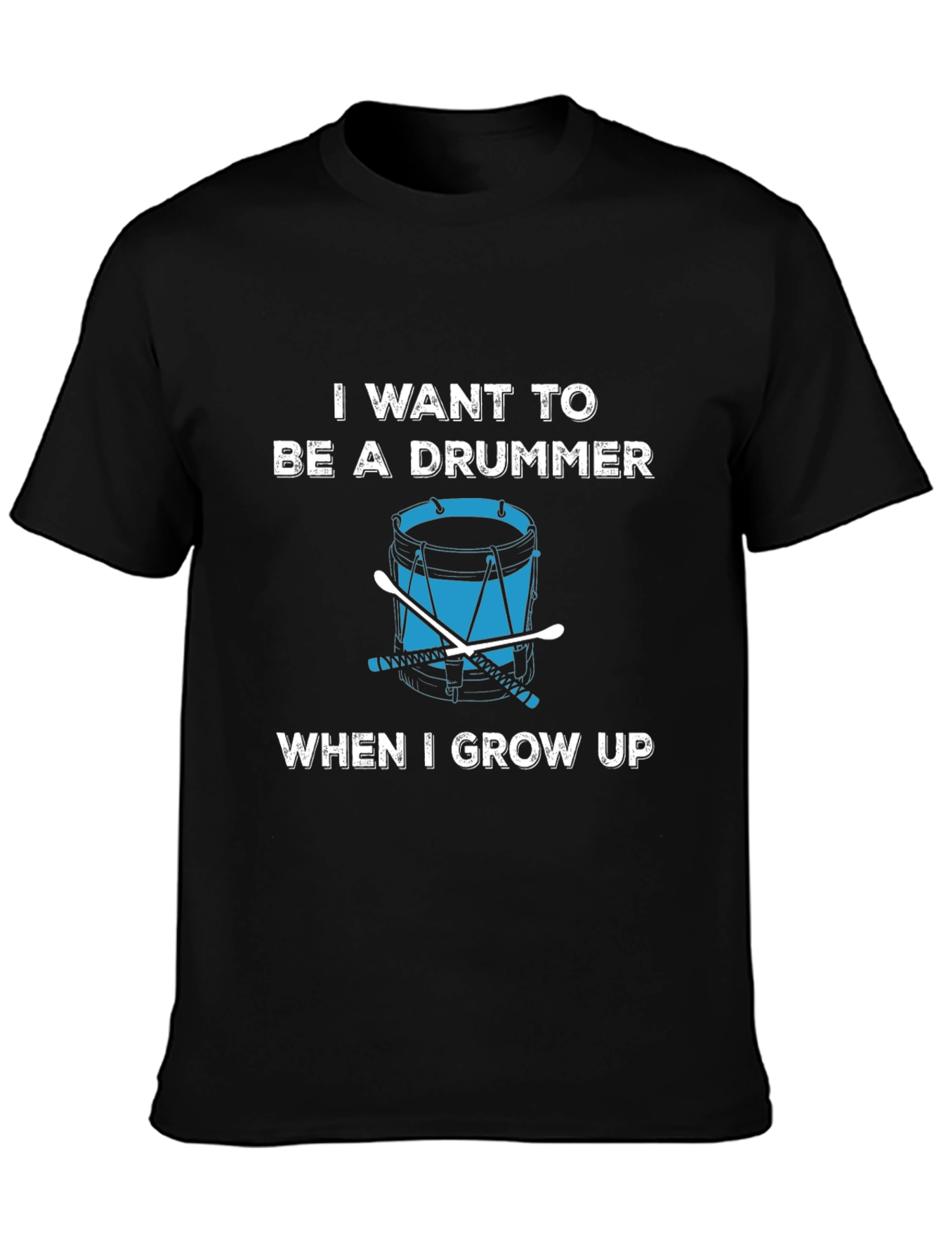 Drummer Aspirations Black T-Shirt