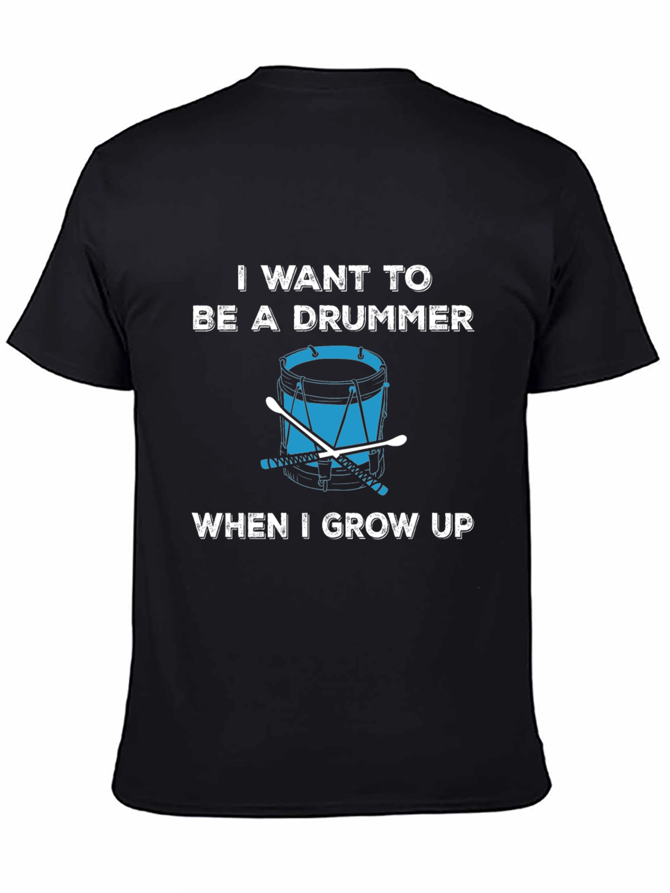 Drummer Aspirations Black T-Shirt