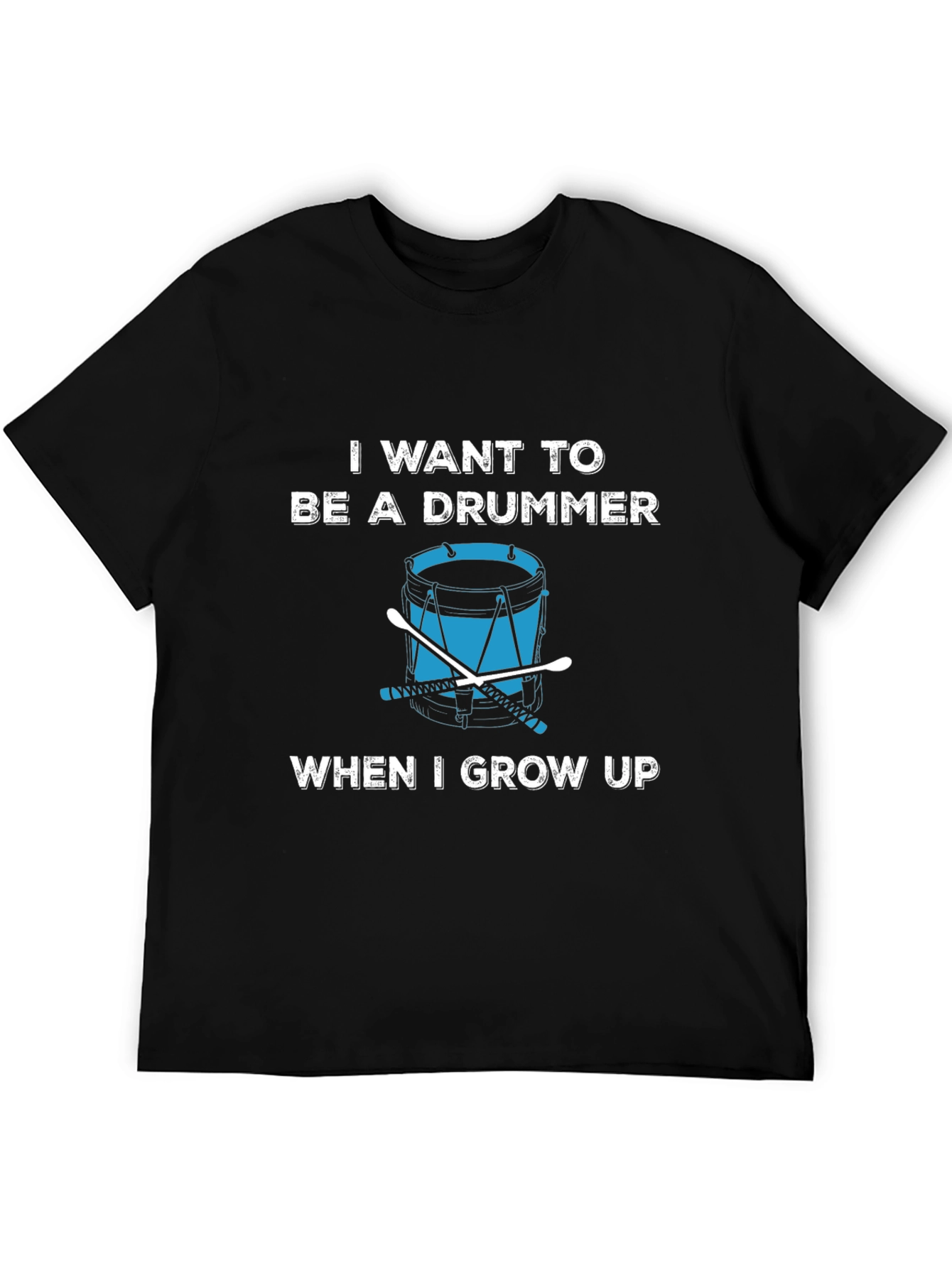 Drummer Aspirations Black T-Shirt