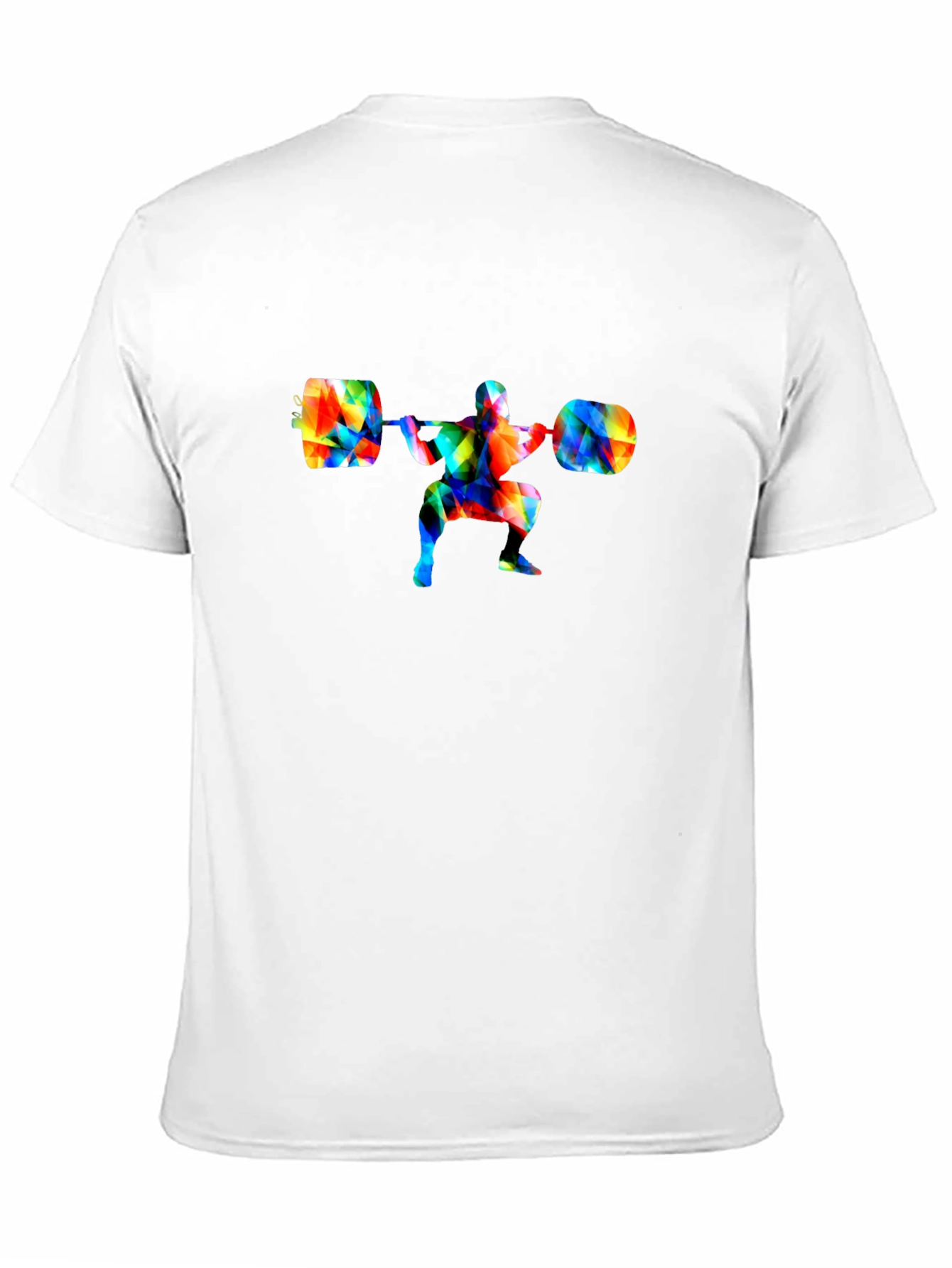 Colorful Weightlifting Squat T-Shirt