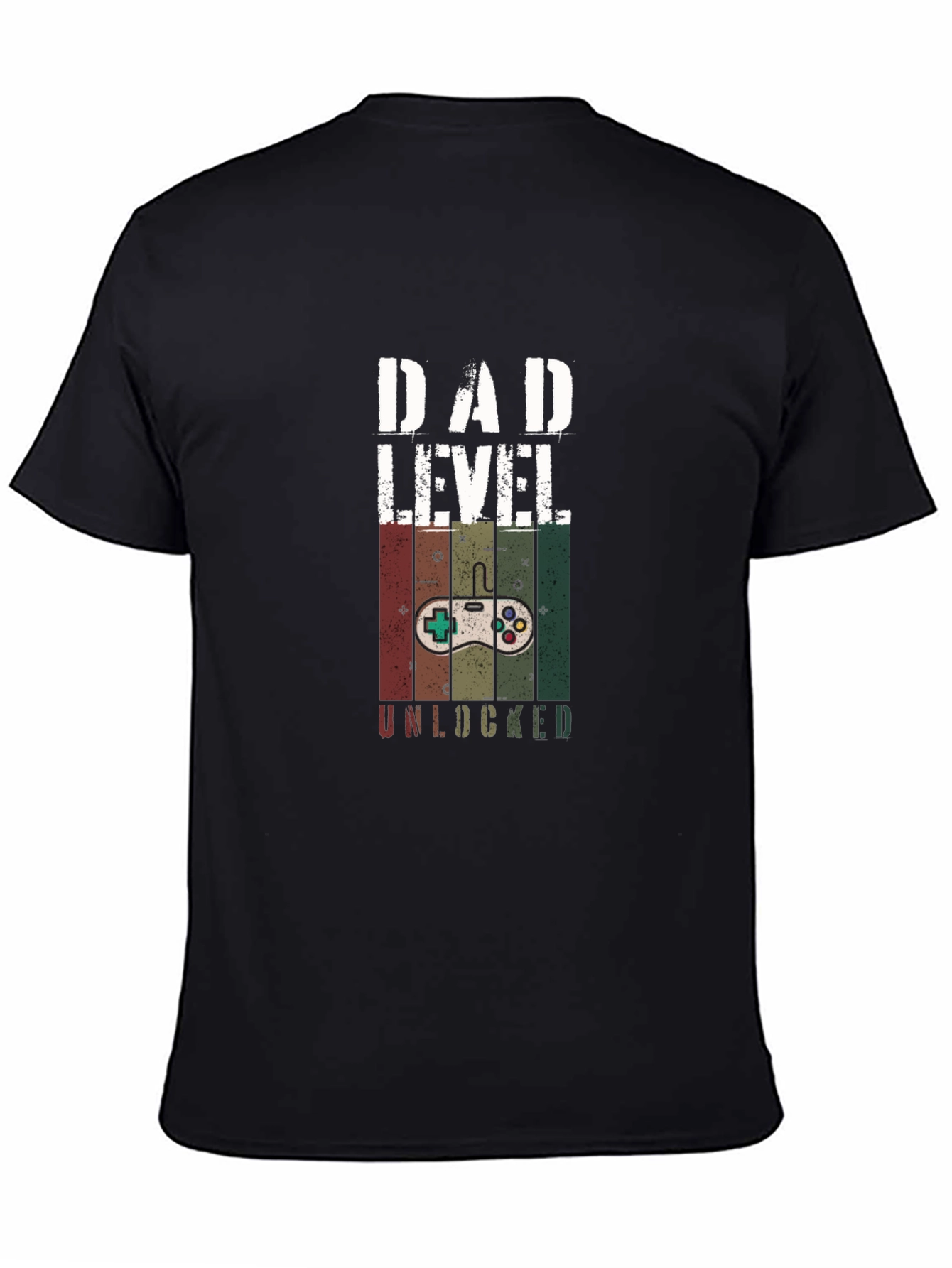 Dad Level Unlocked Gaming T-Shirt