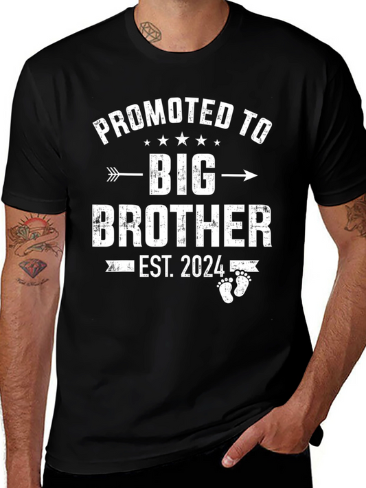 Promoted to Big Brother Est. 2024 T-Shirt