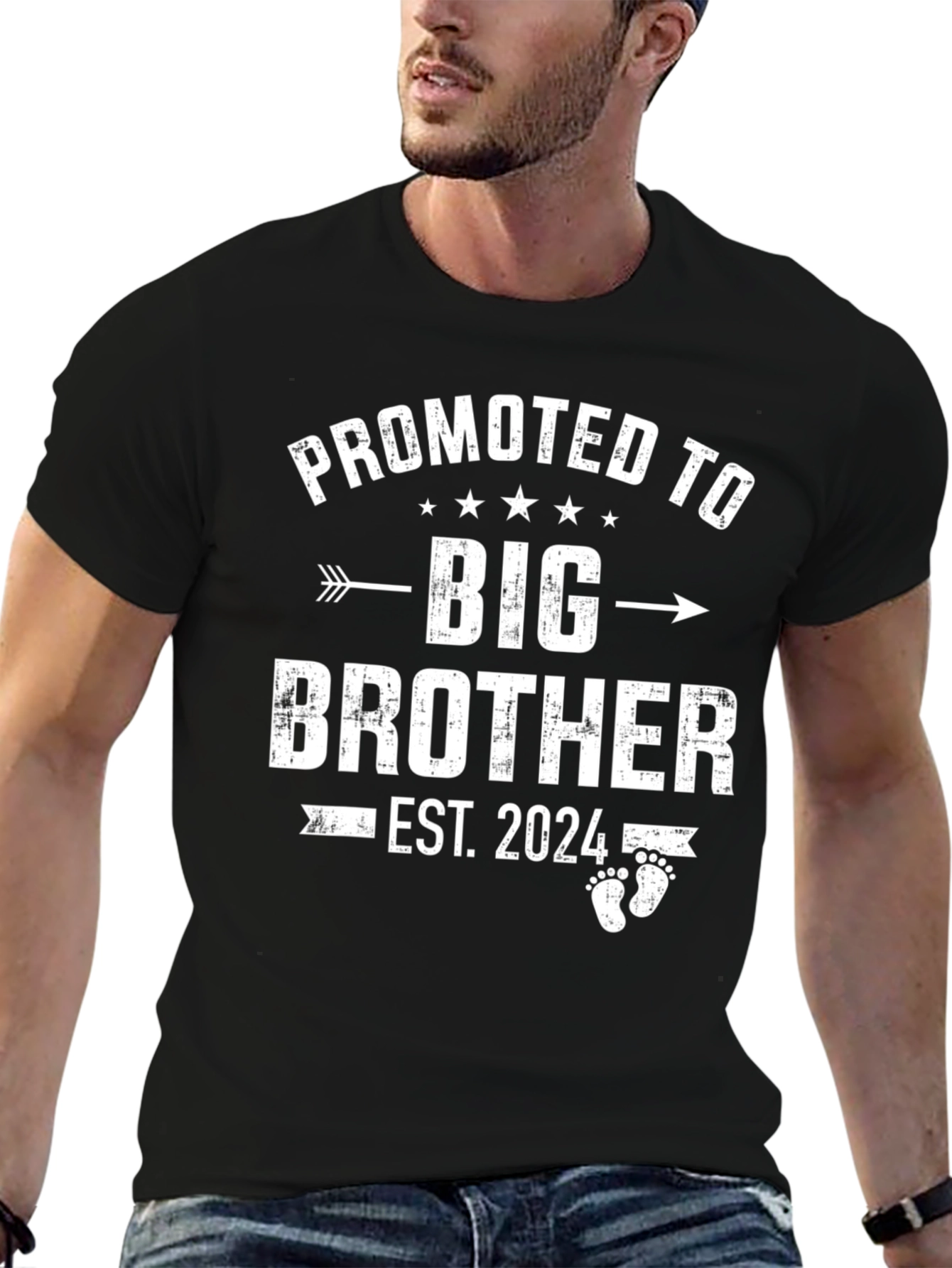 Promoted to Big Brother Est. 2024 T-Shirt