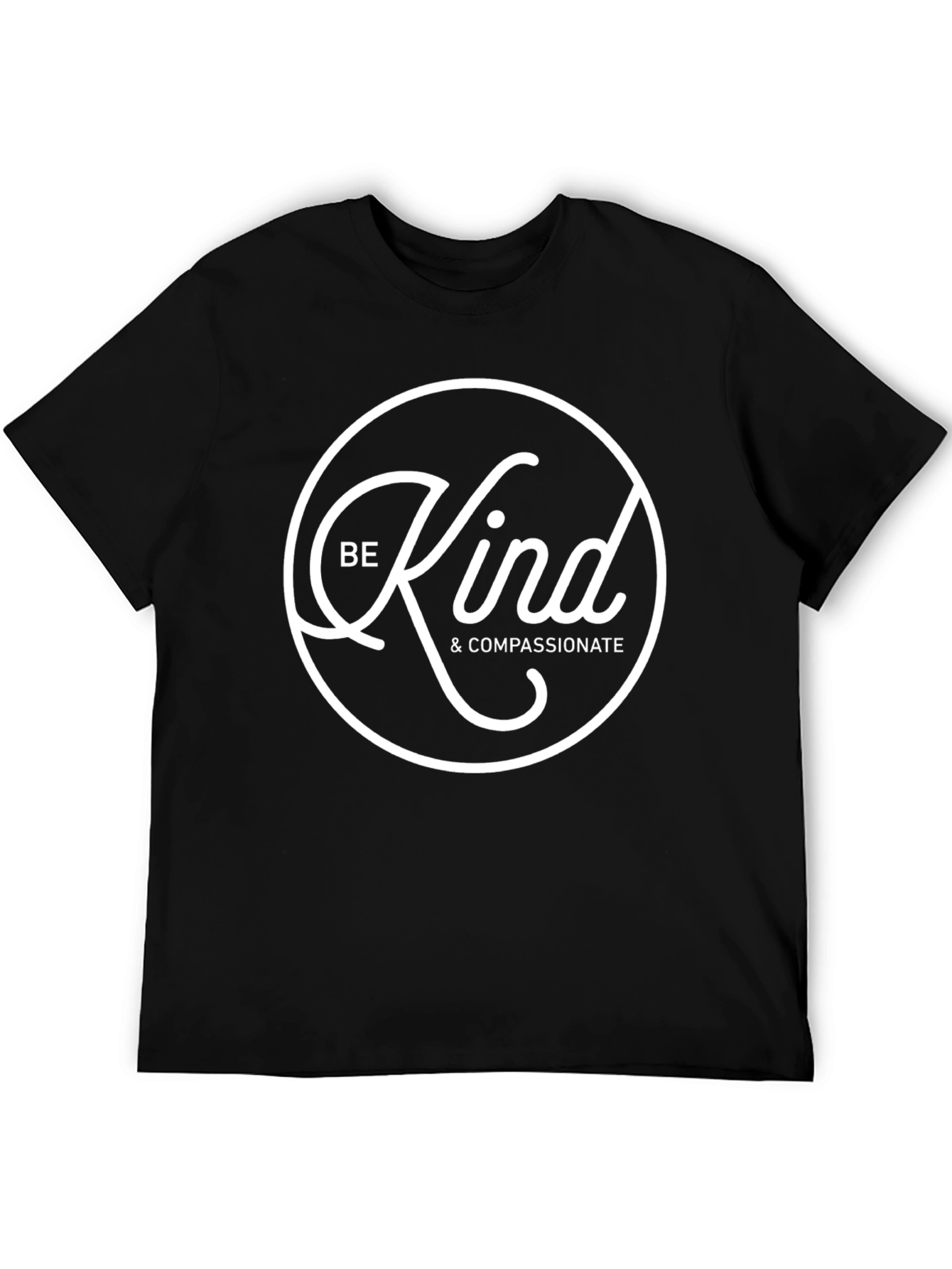 Be Kind & Compassionate Black T-Shirt