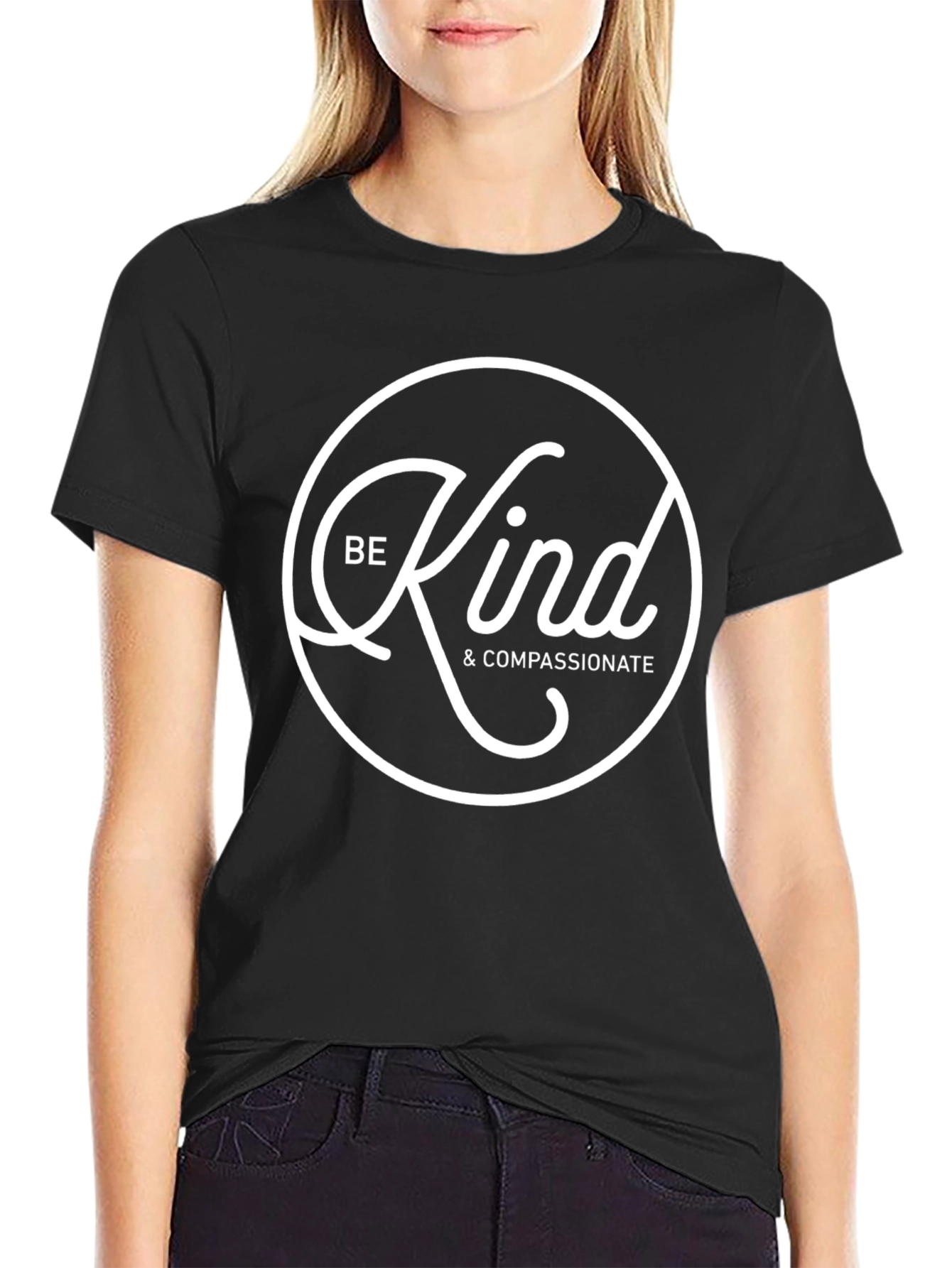 Be Kind & Compassionate Black T-Shirt
